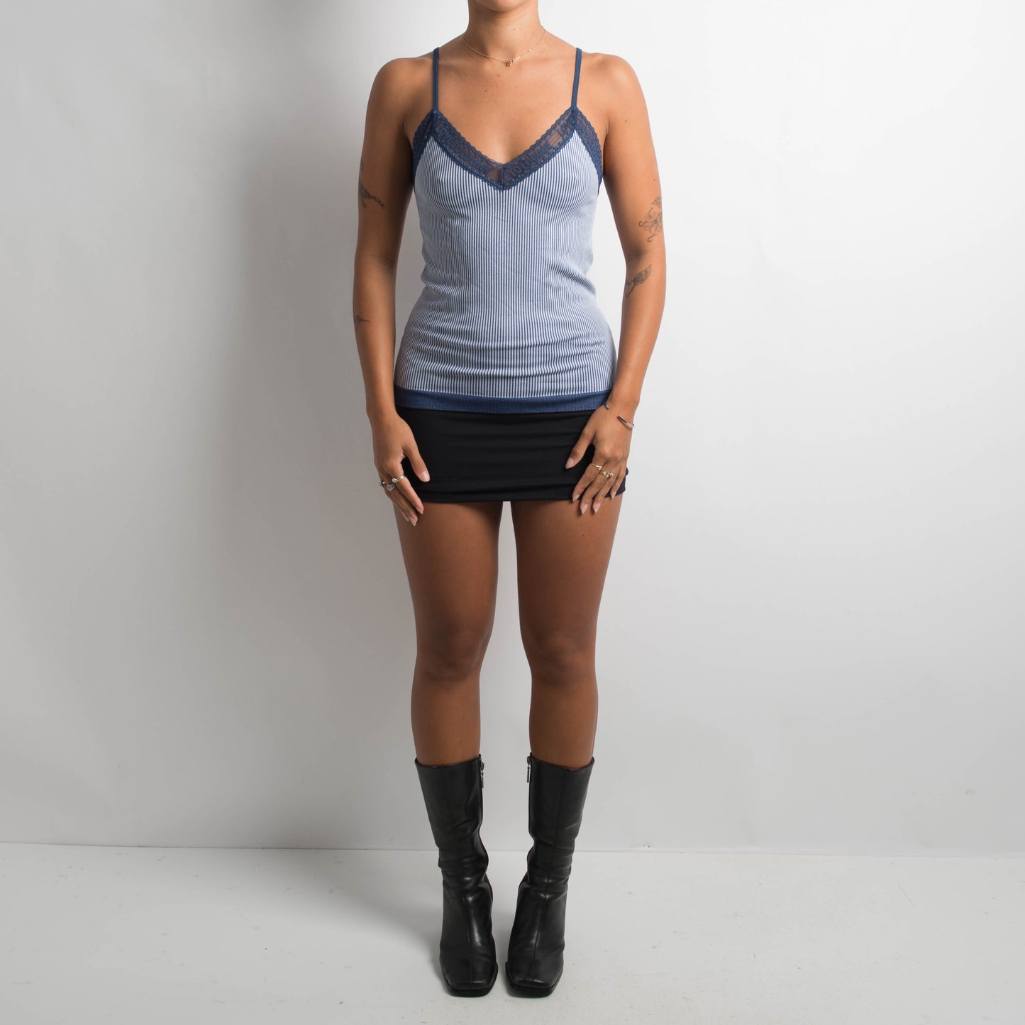 NAVY STRIPED CAMISOLE