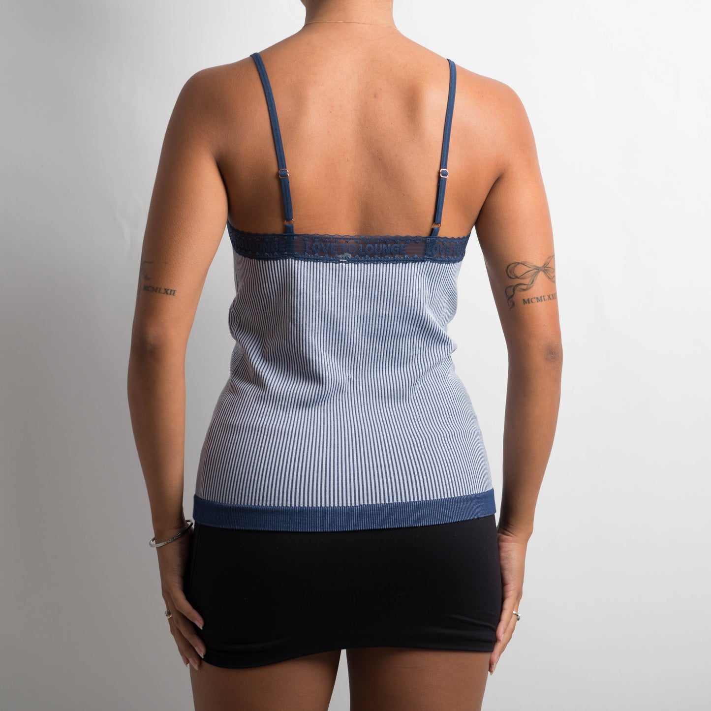 NAVY STRIPED CAMISOLE