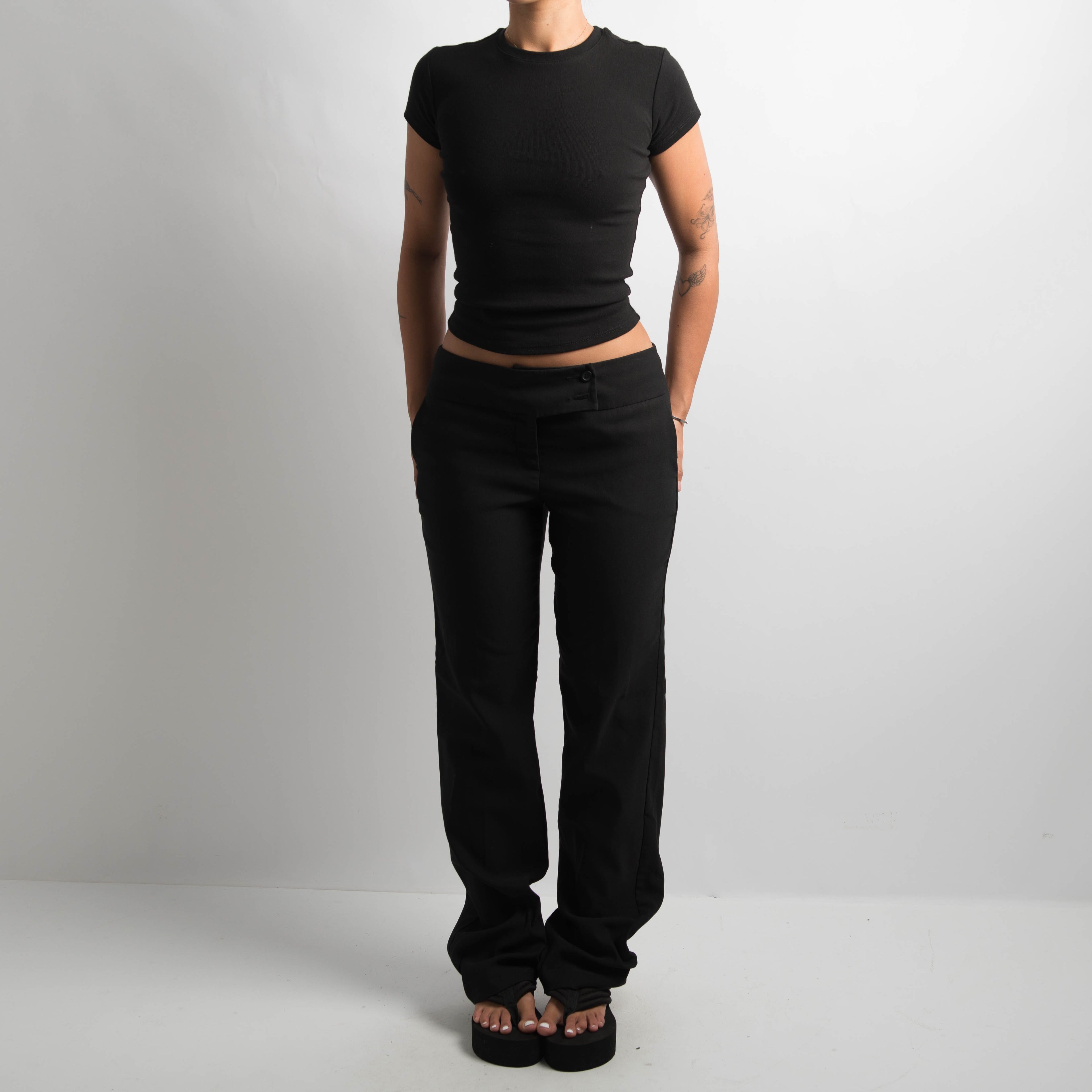 CLASSIC BLACK TROUSERS