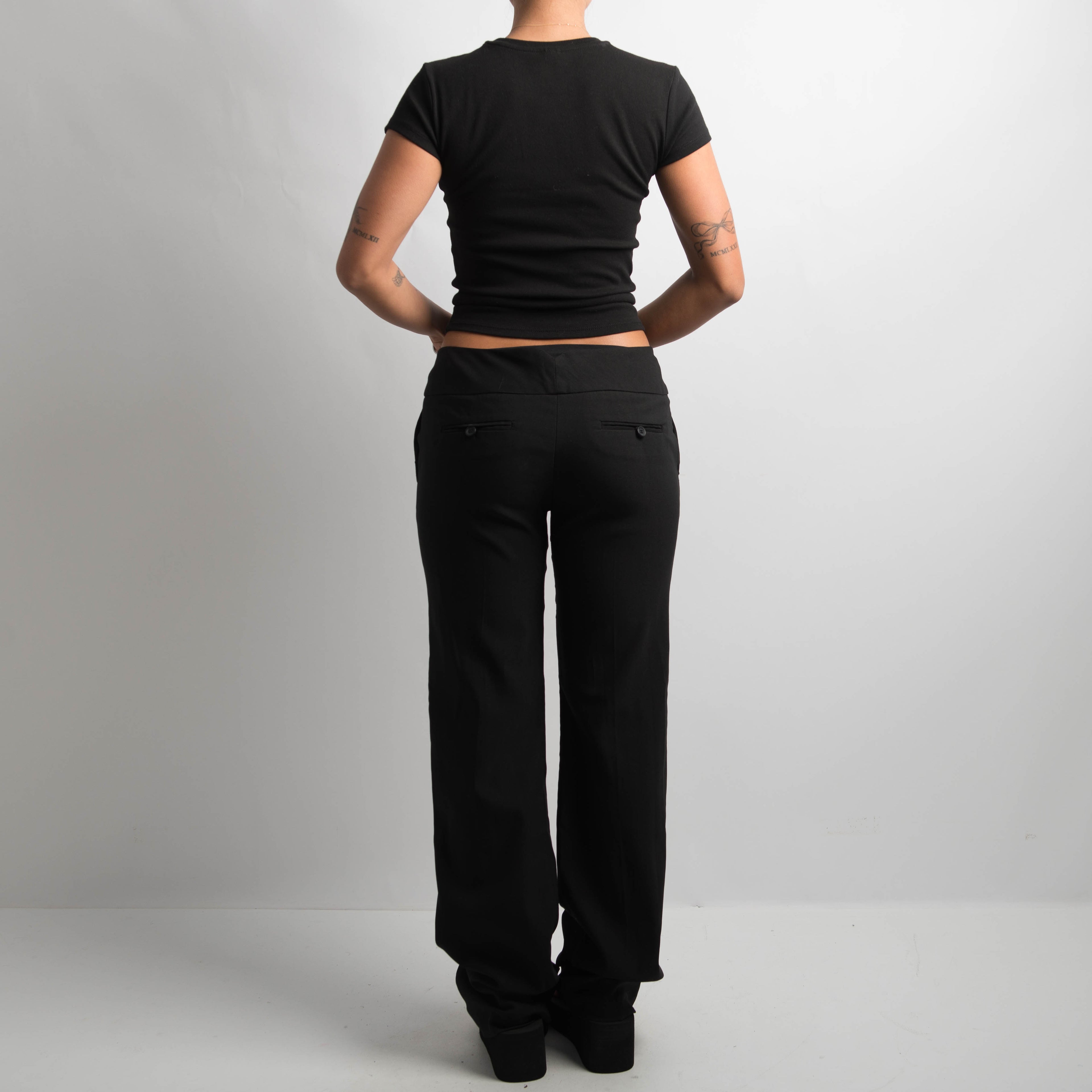 CLASSIC BLACK TROUSERS