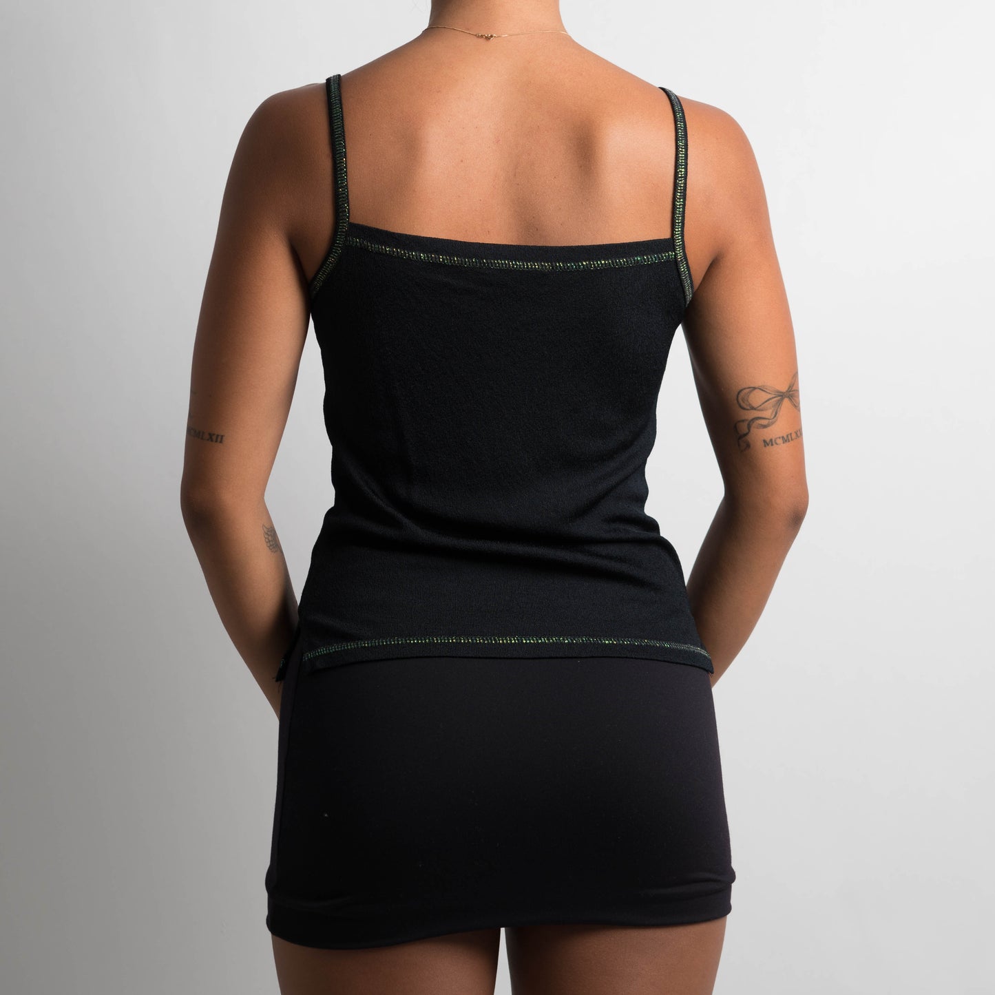 BLACK SLINKY CAMISOLE