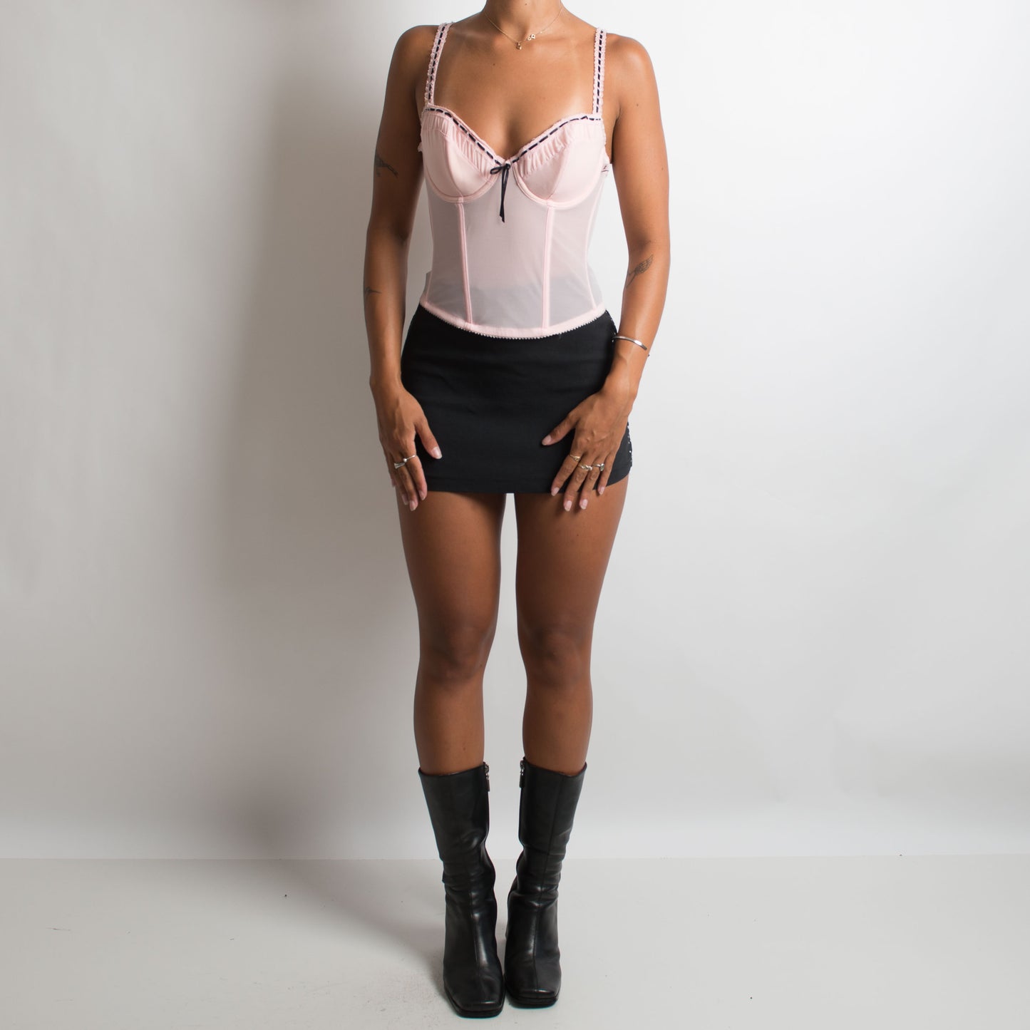 BUSTIER ROSE PÂLE