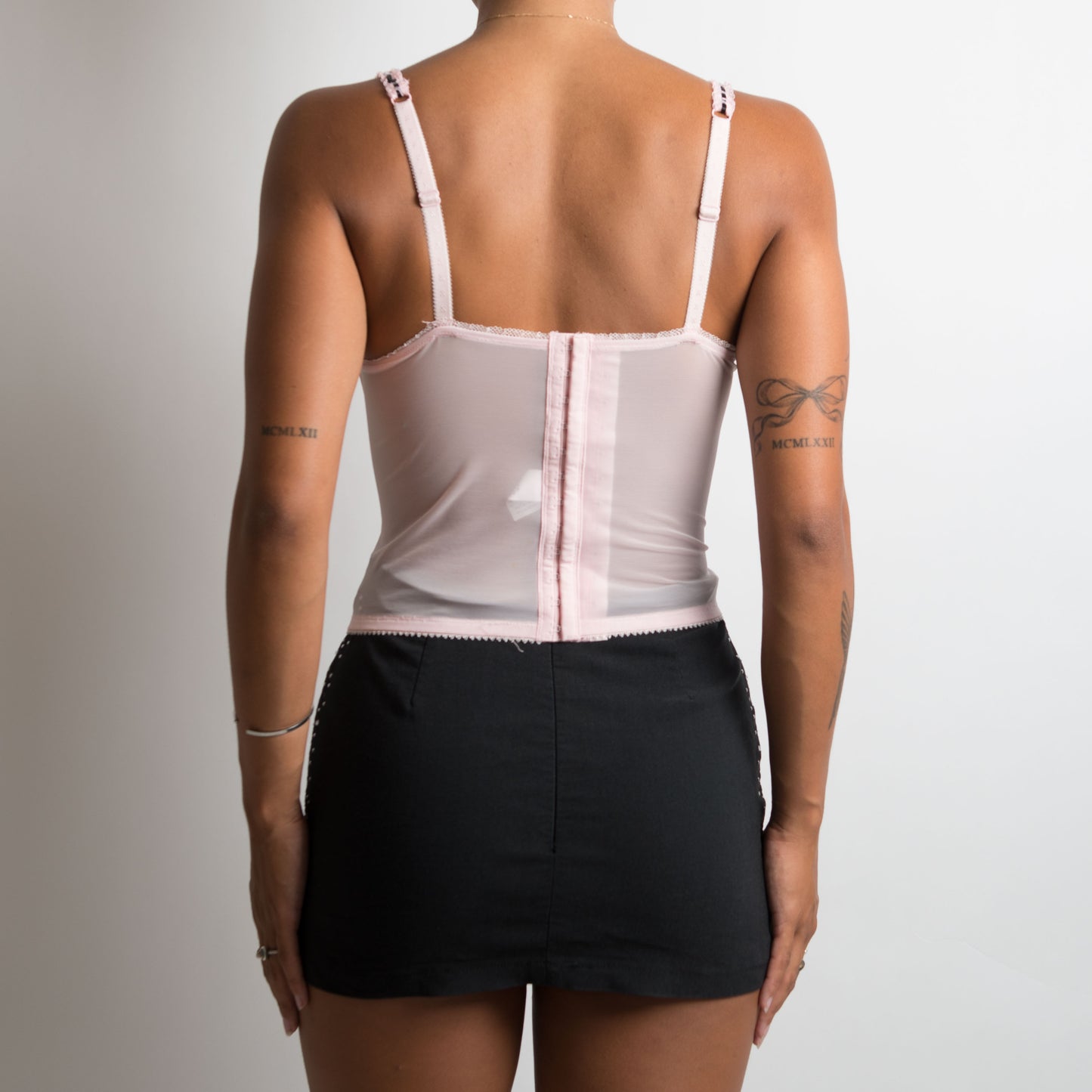 BUSTIER ROSE PÂLE