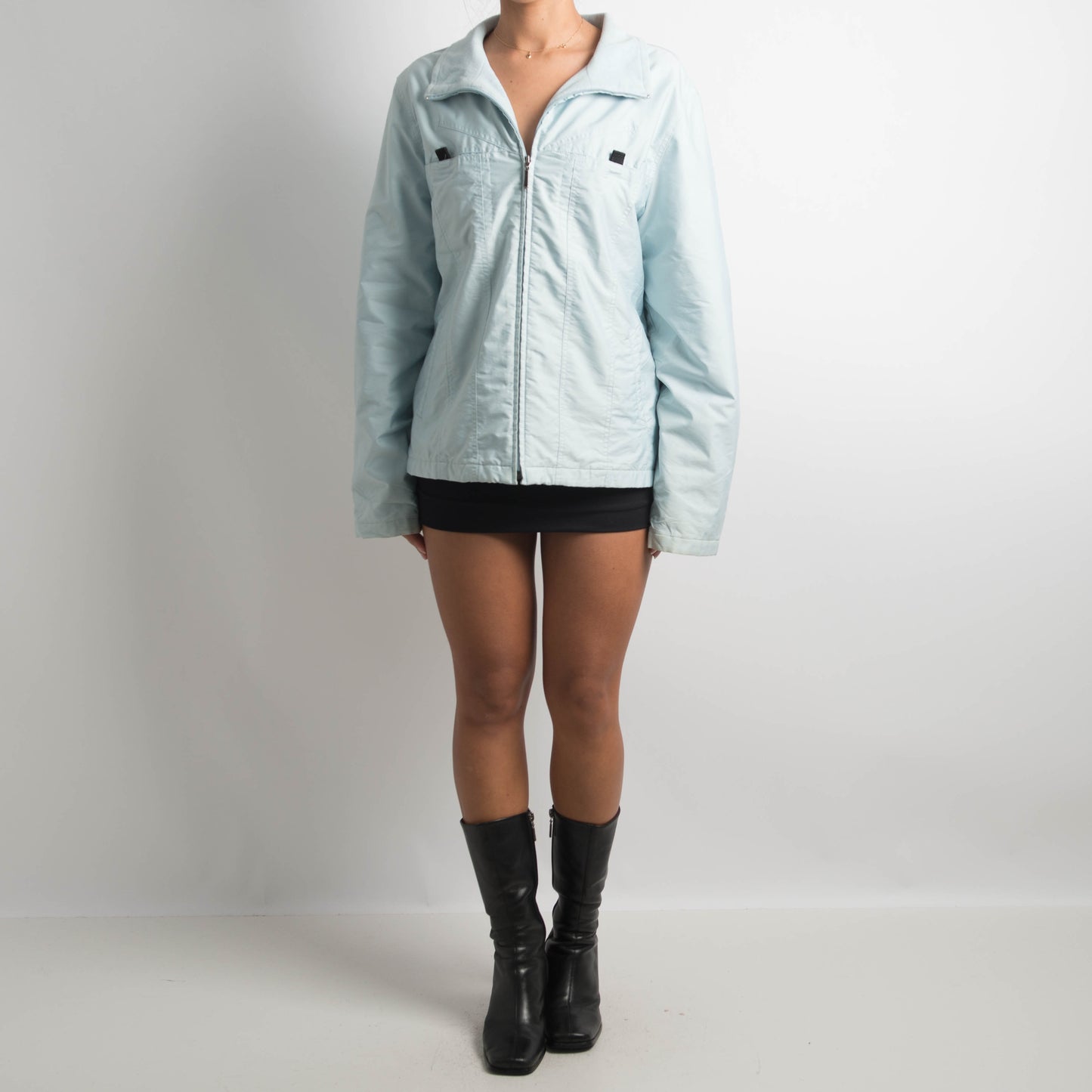 BABY BLUE PUFFER JACKET