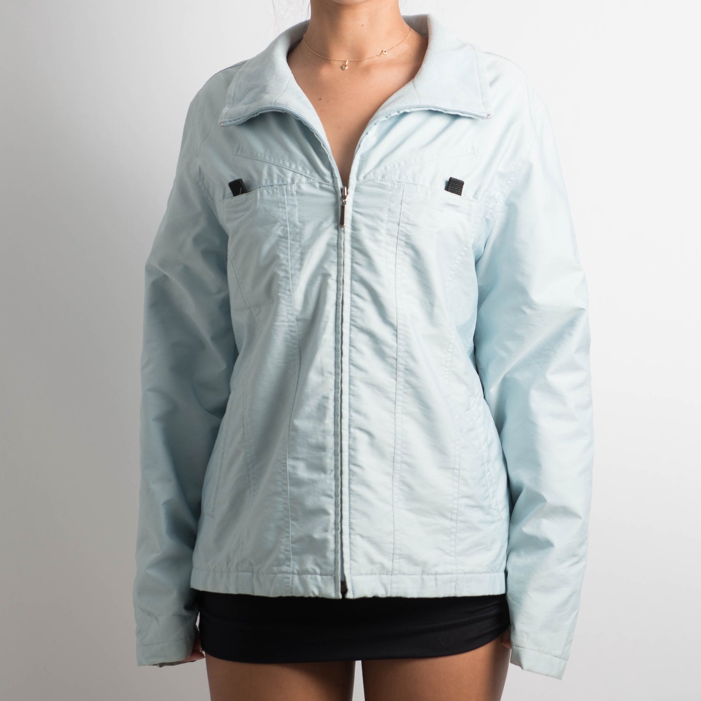 BABY BLUE PUFFER JACKET