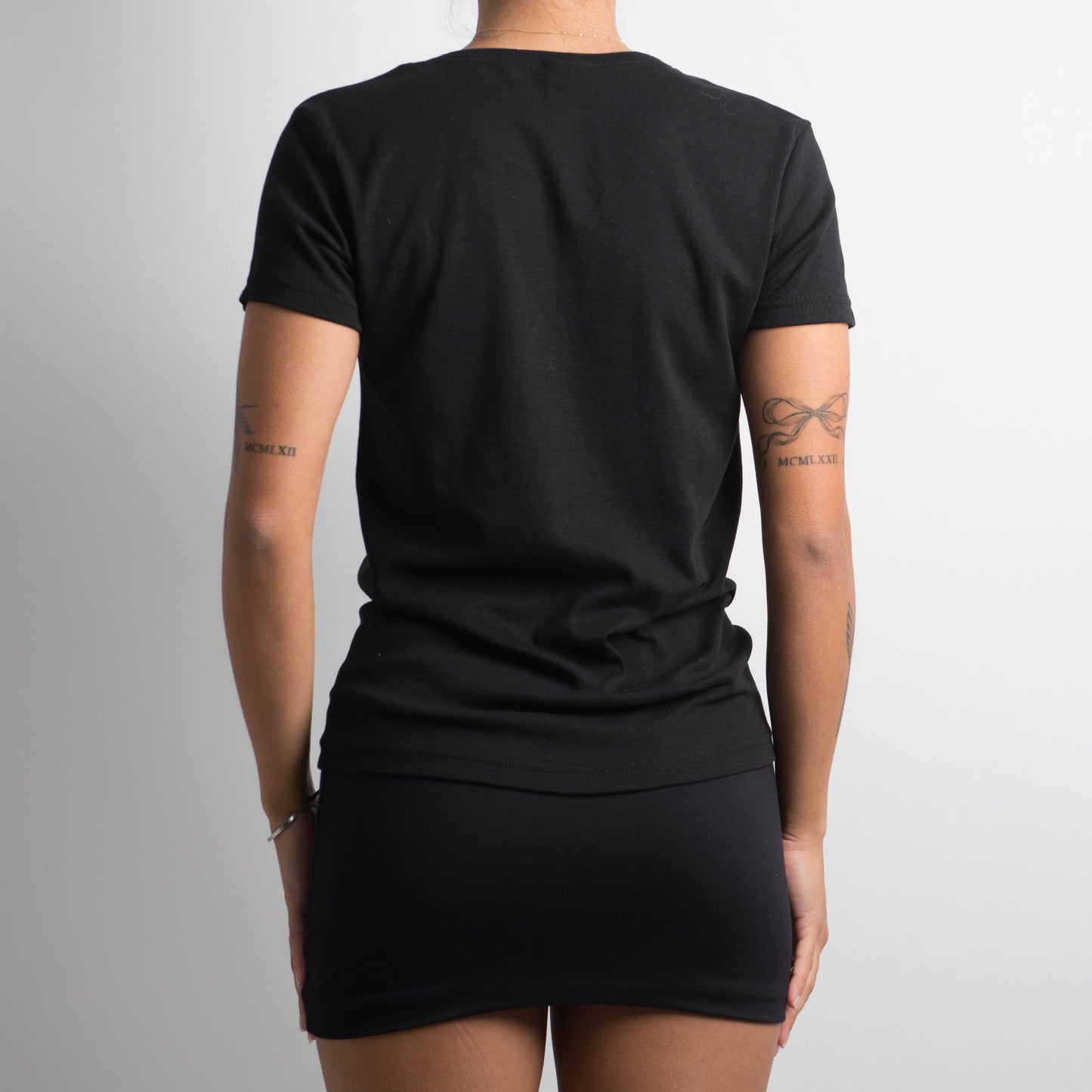 BLACK PARIS BABY TEE