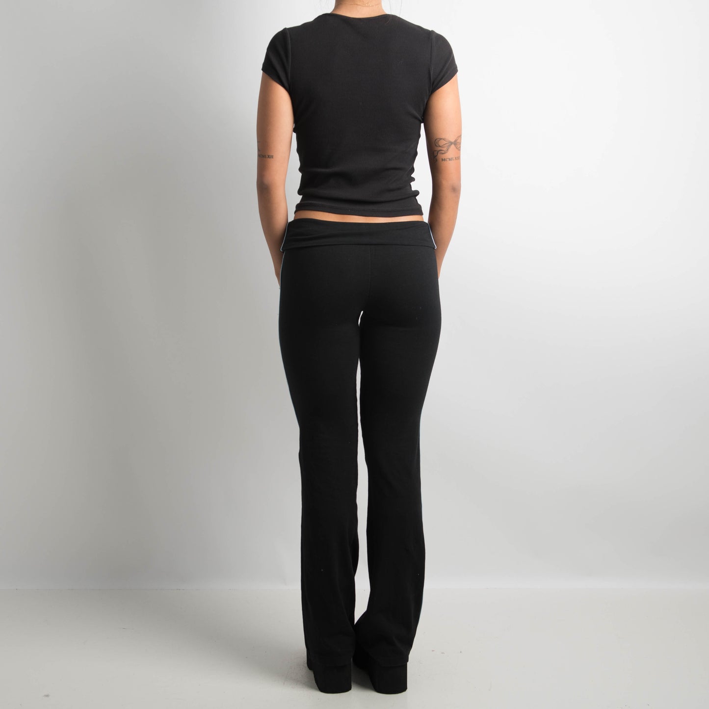 FOLD OVER BOOTCUT LEGGINGS