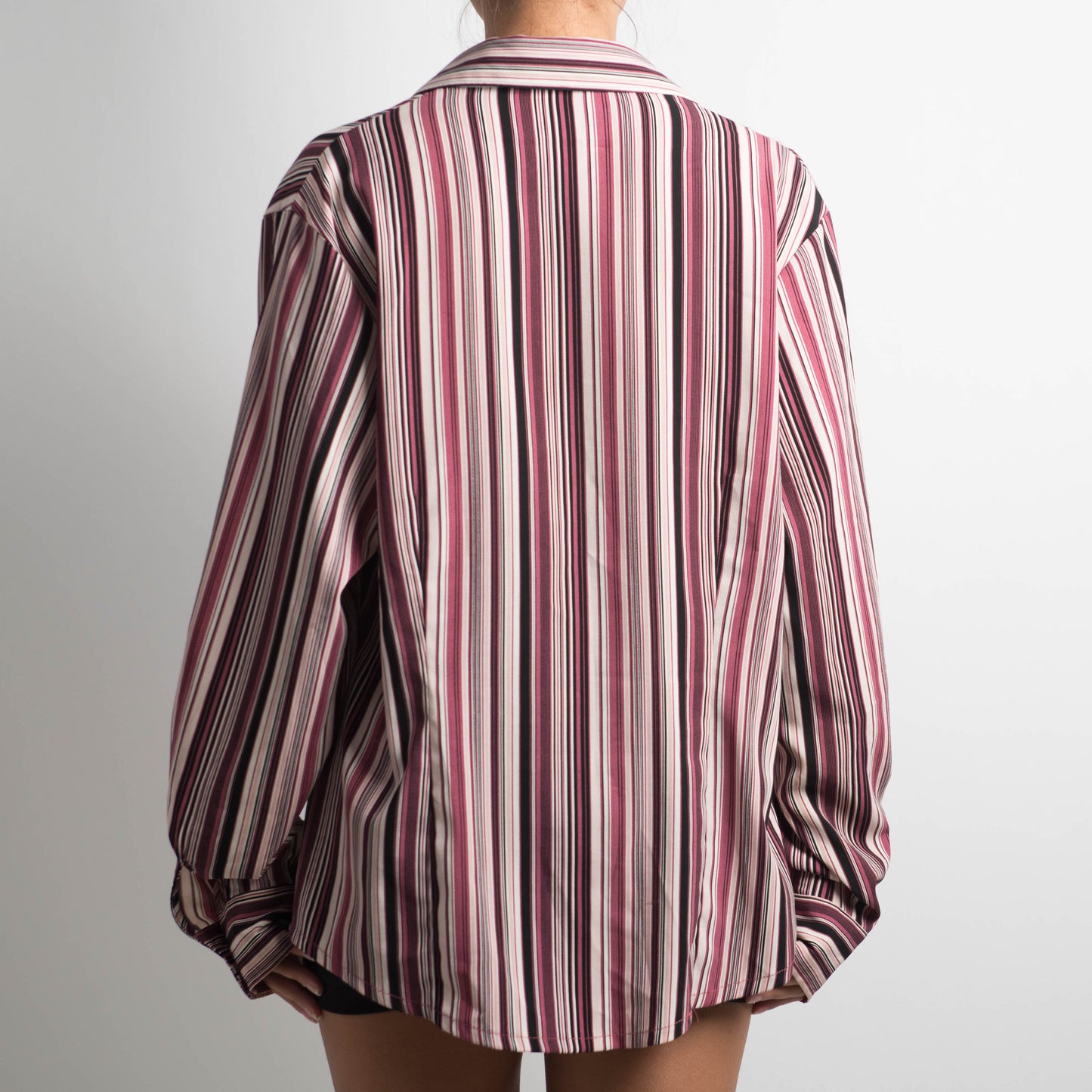 STRIPED LONG SLEEVE BLOUSE