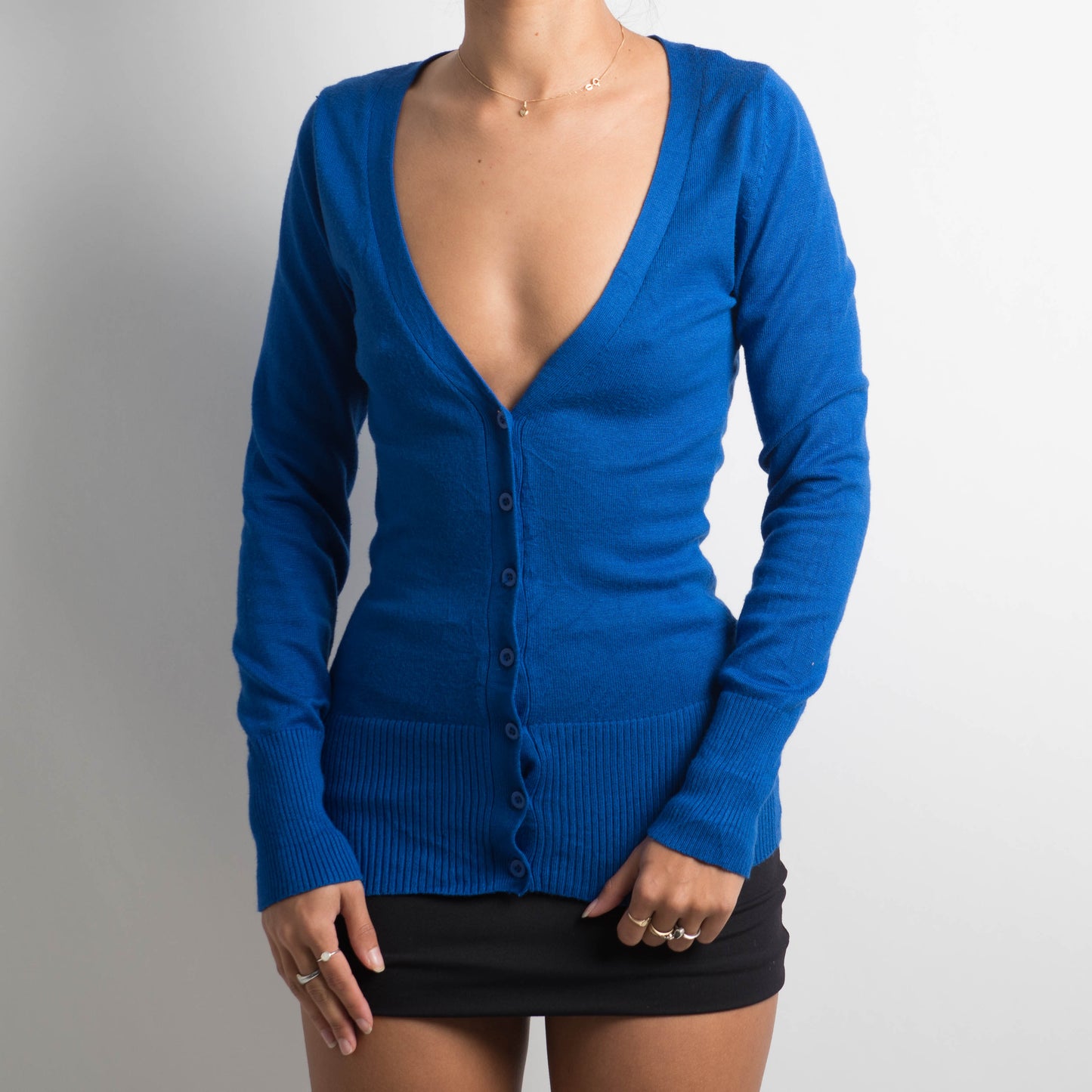 CARDIGAN BLEU VIF