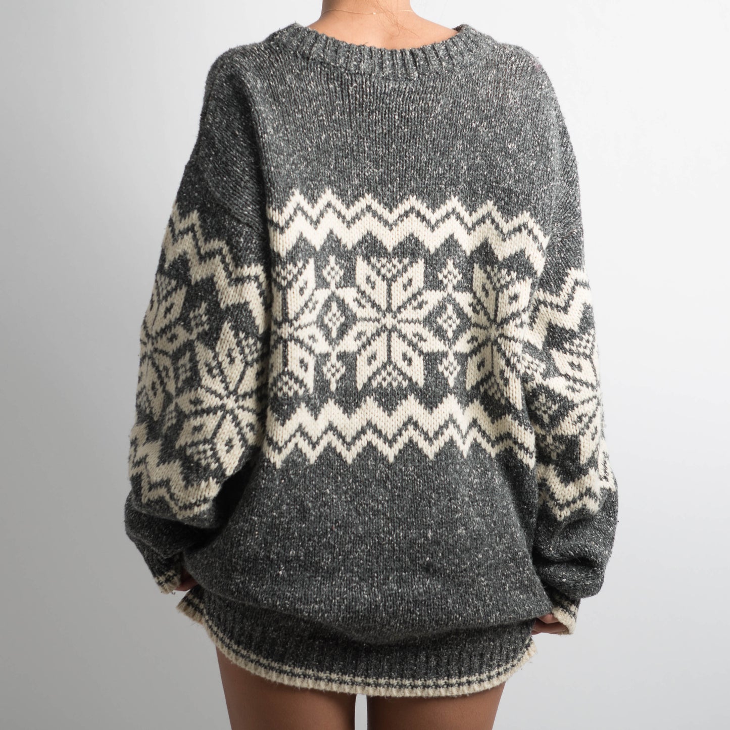 MARLE PATTERNED KNIT SWEATER