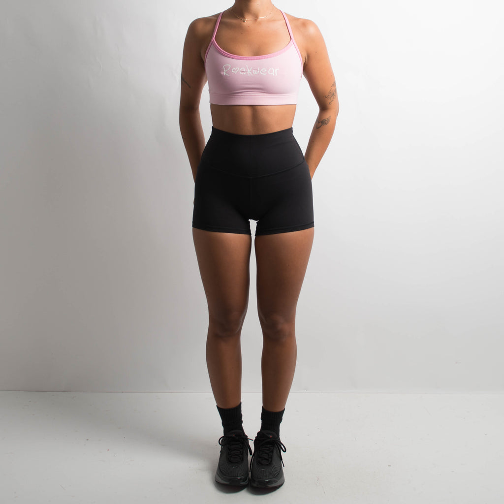 PINK TWO TONE SPORTS BRA
