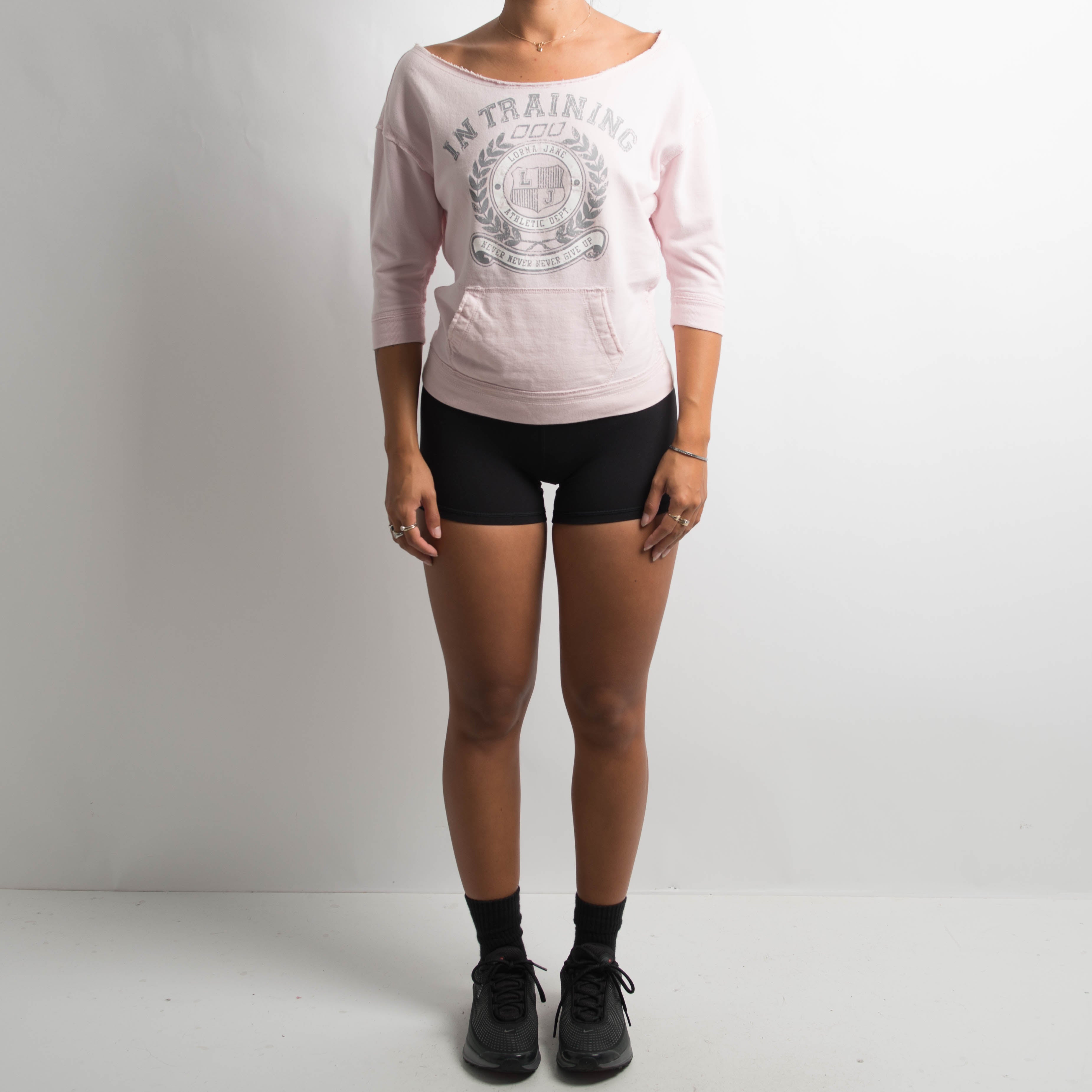 PINK 3/4 LONG SLEEVE TOP