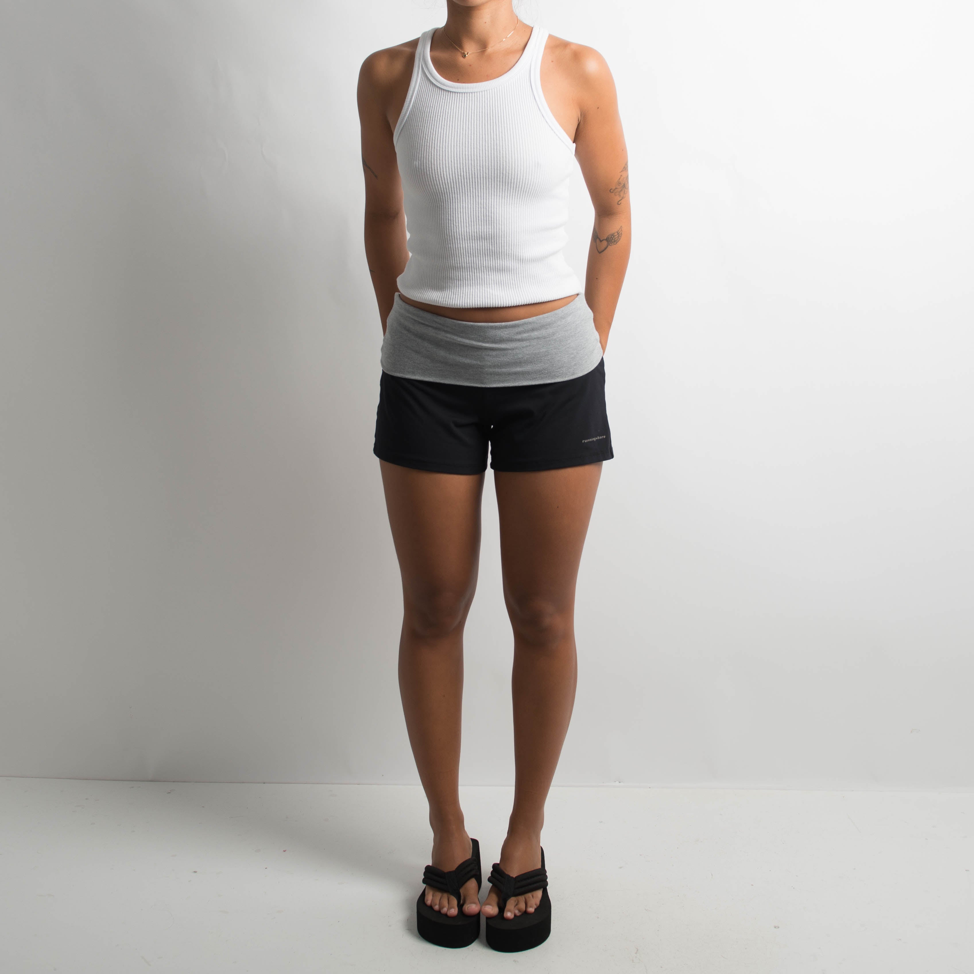 FOLD OVER KICK SHORTS