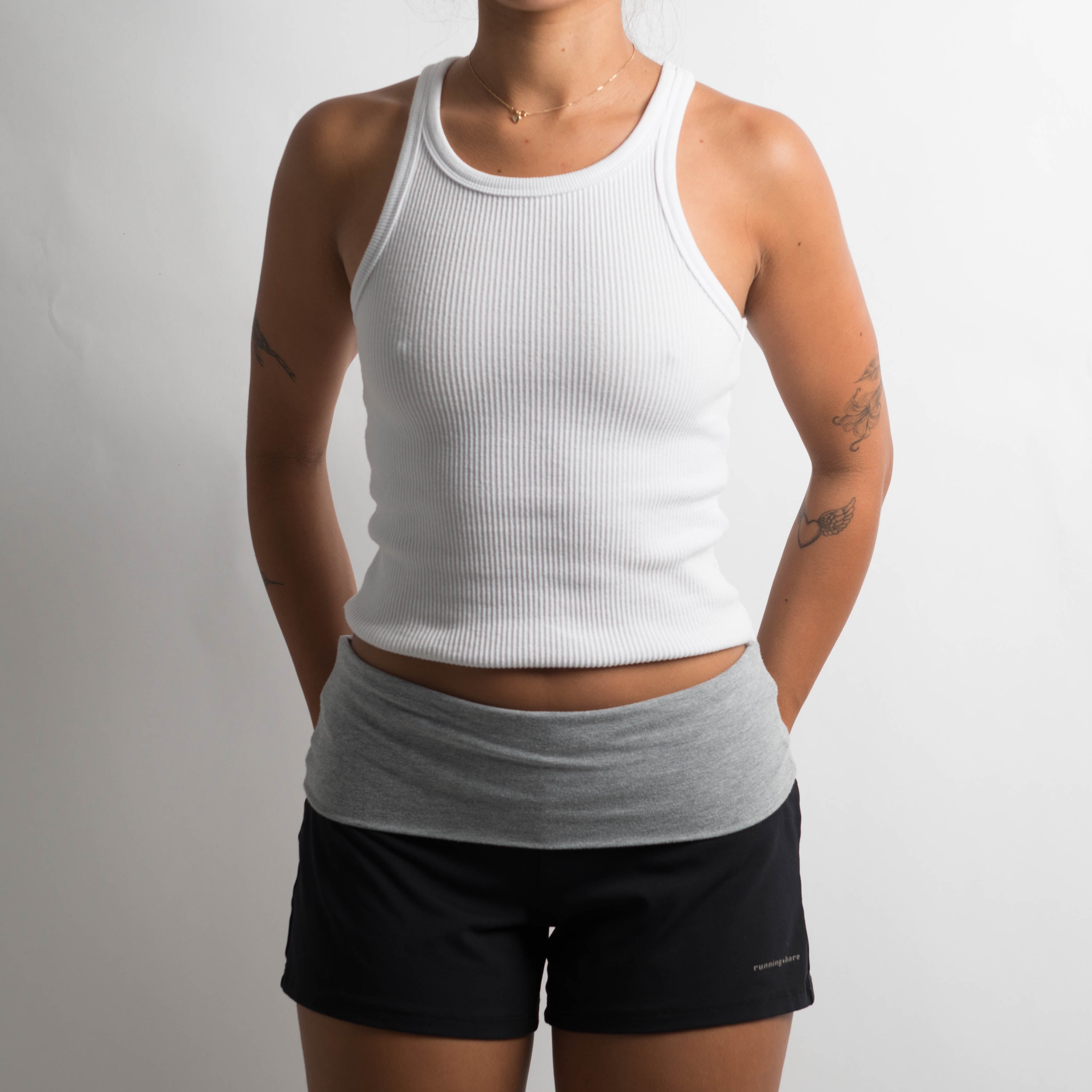 FOLD OVER KICK SHORTS