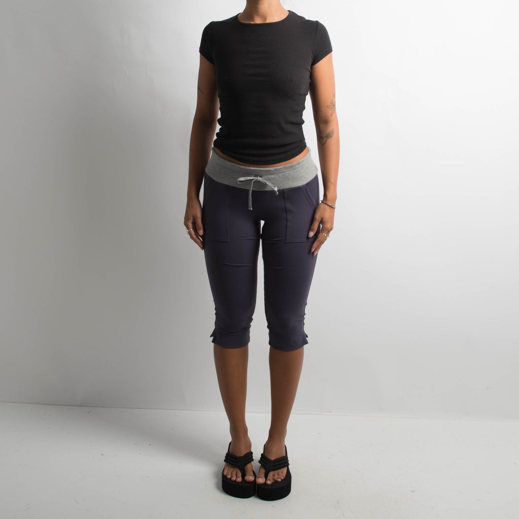 DRAWSTRING CROP TIGHTS