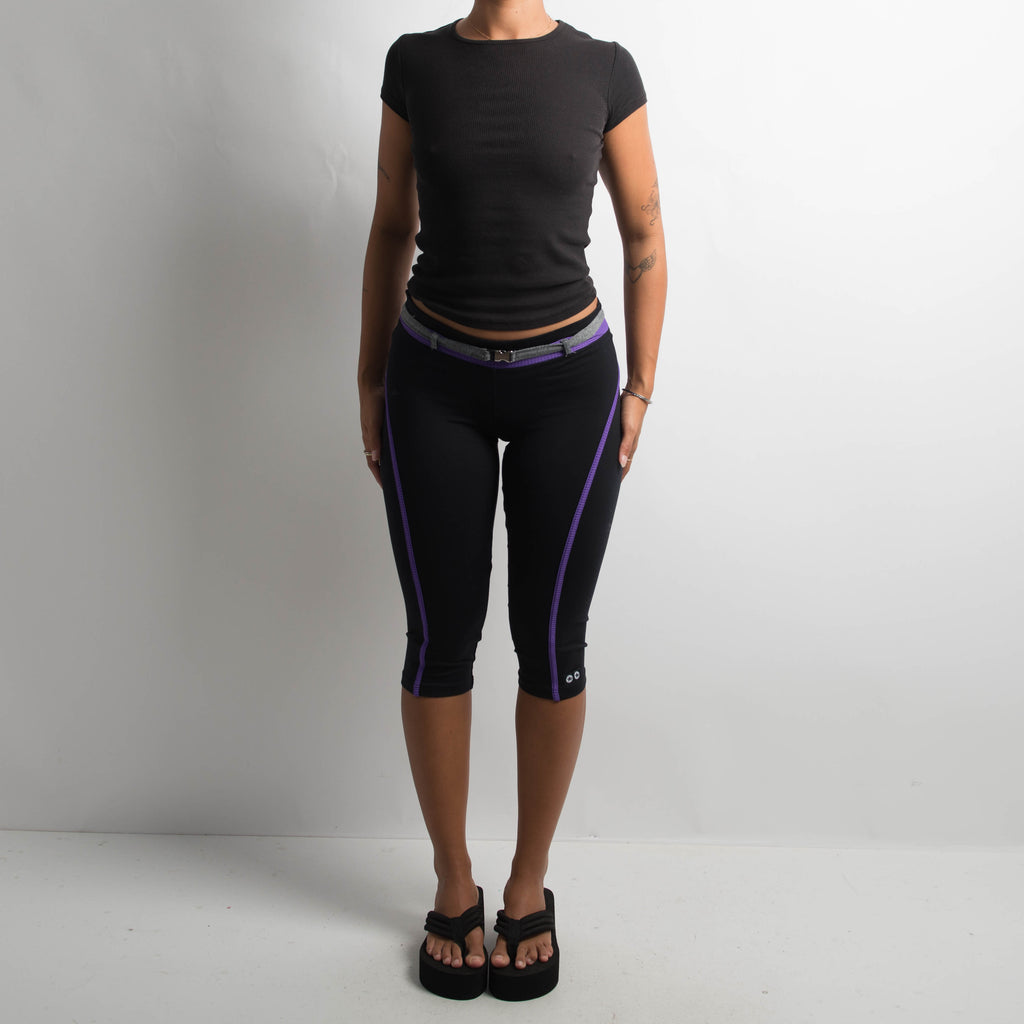 PURPLE ACCENT 3/4 TIGHTS