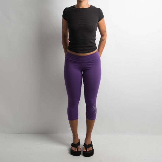 PURPLE 3/4 TIGHTS