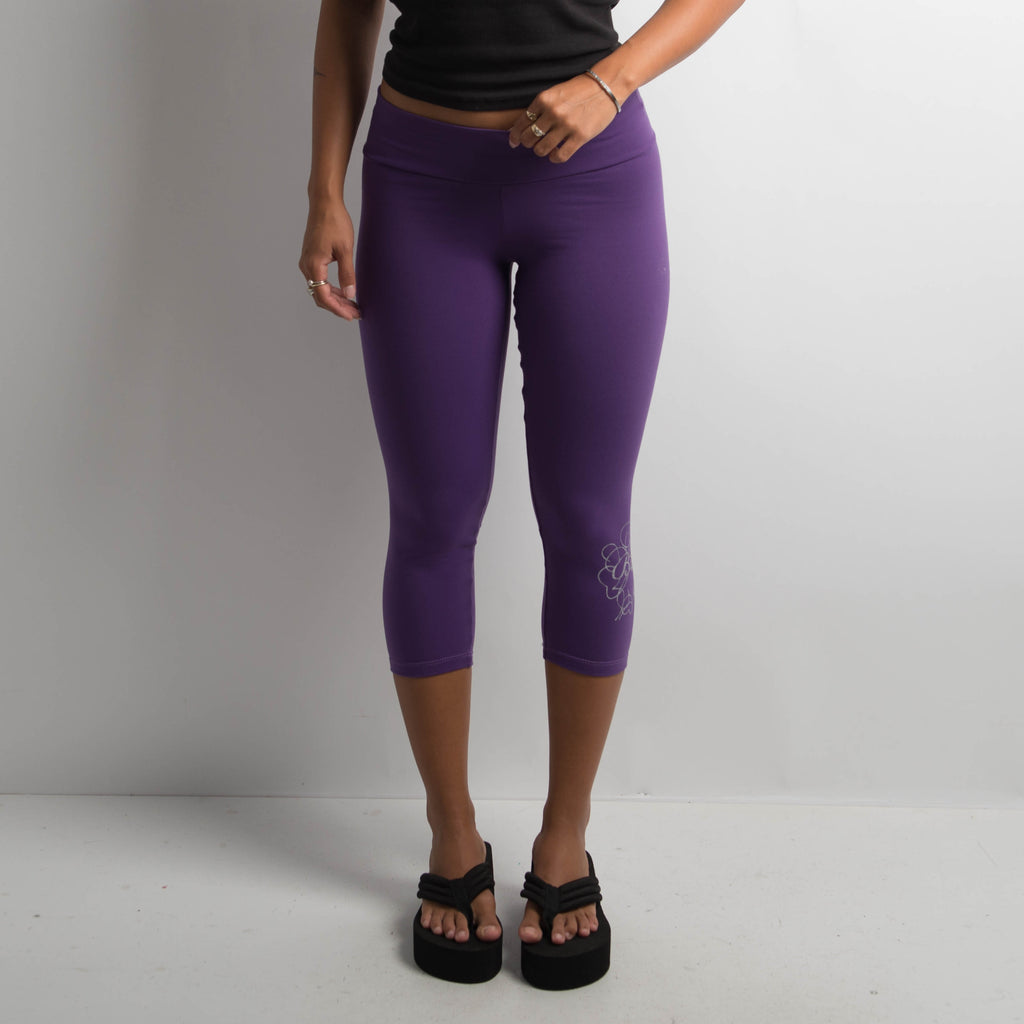 PURPLE 3/4 TIGHTS