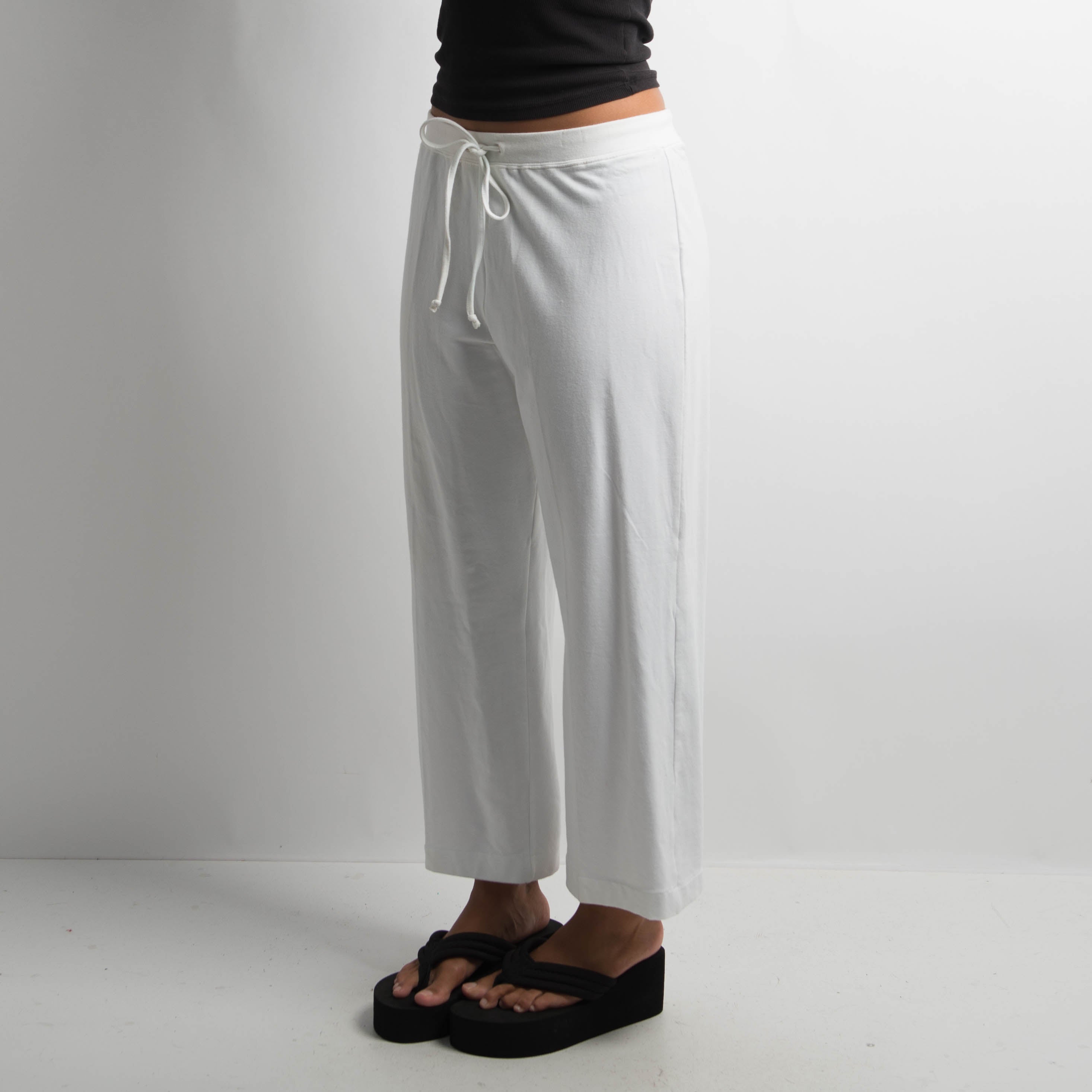 WHITE LOUNGE PANTS