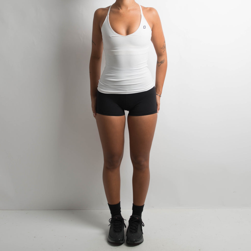 WHITE ACTIVEWEAR TANK TOP