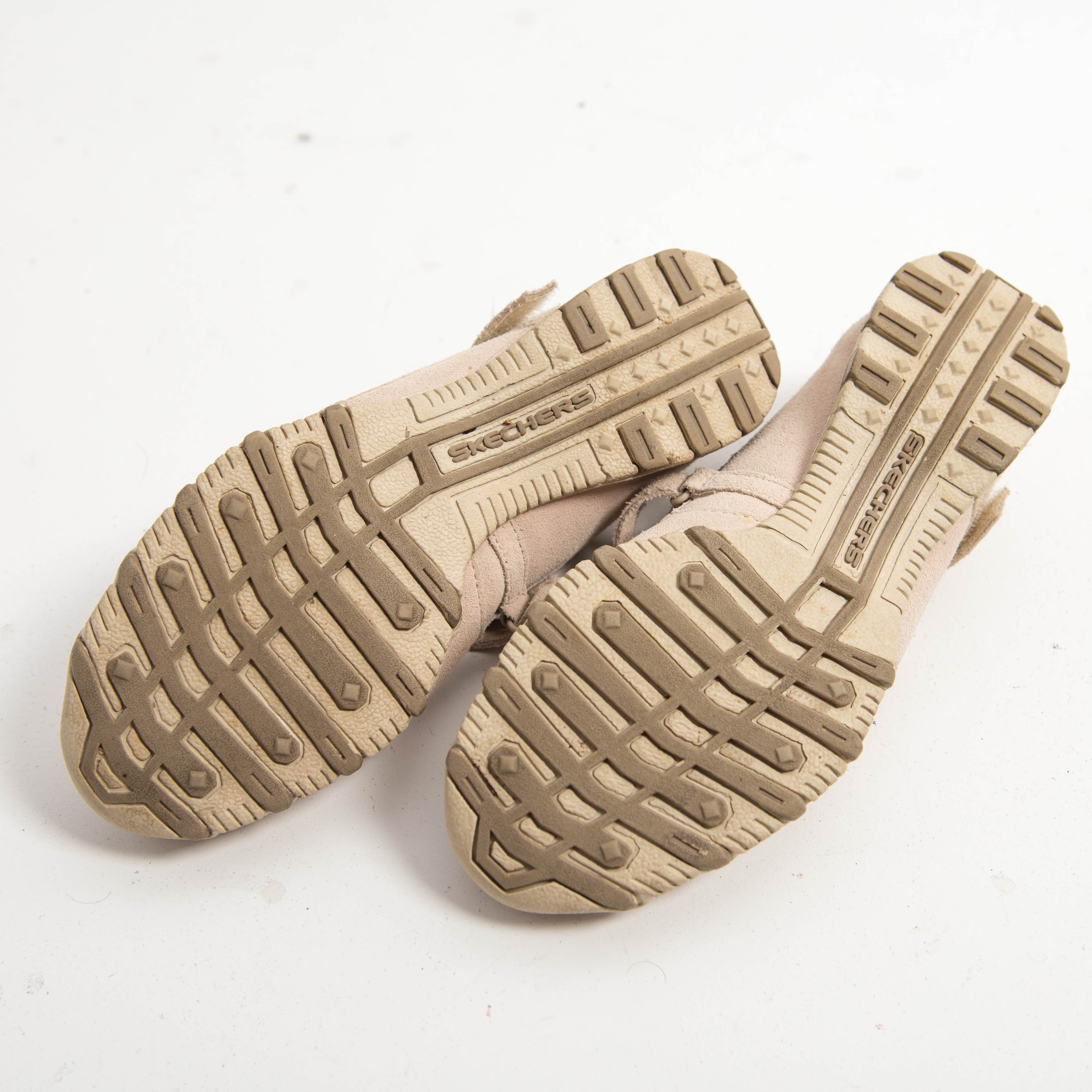 CREAM SUEDE MARY JANE FLATS