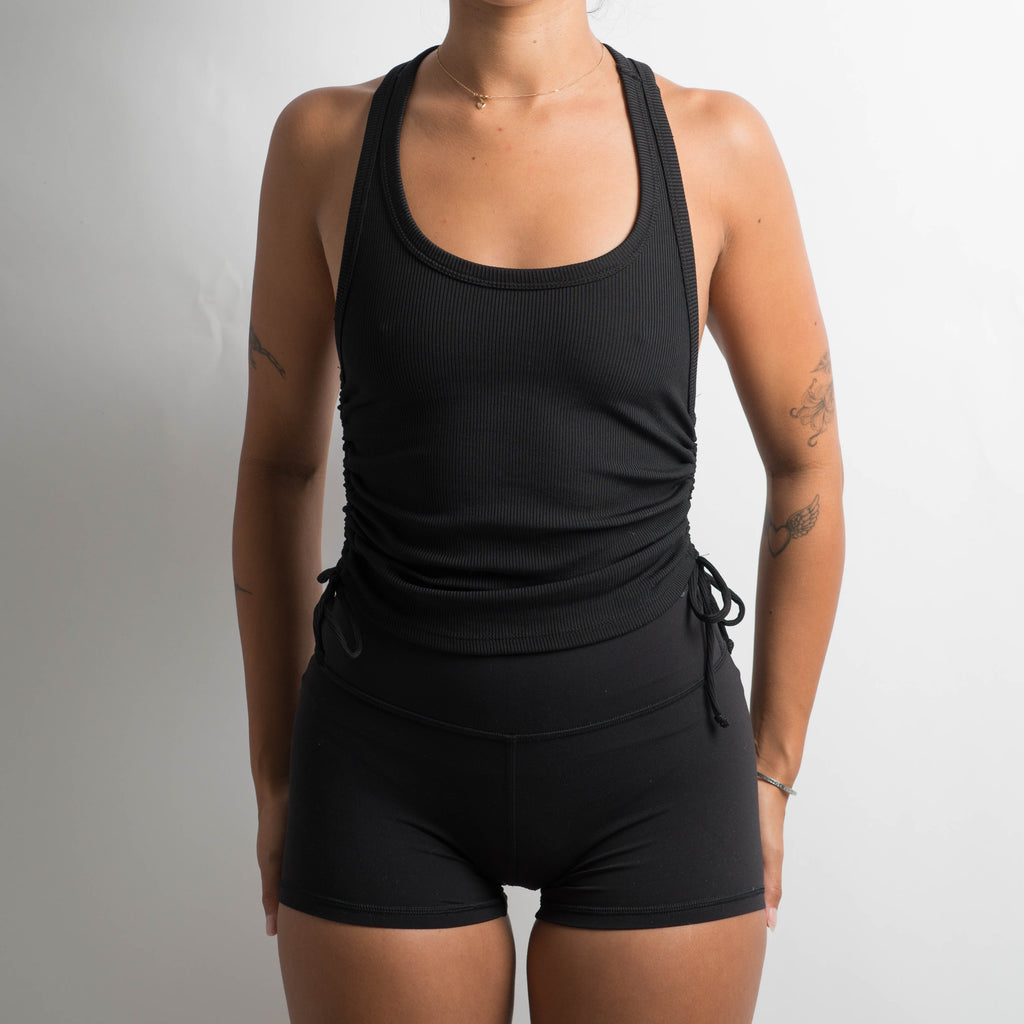 RUCHED ACTIVEWEAR TANK TOP