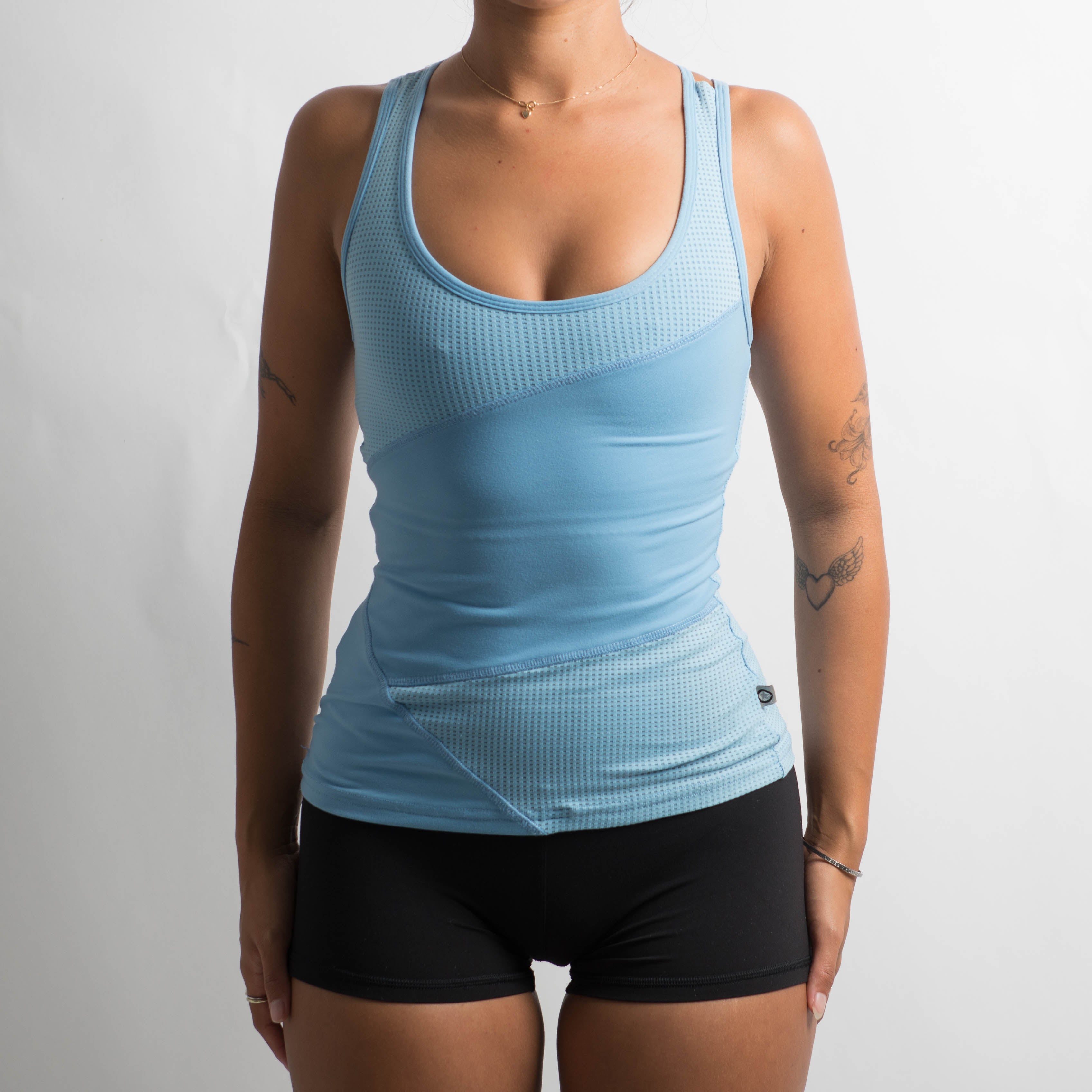 BLUE ACTIVEWEAR TANK TOP
