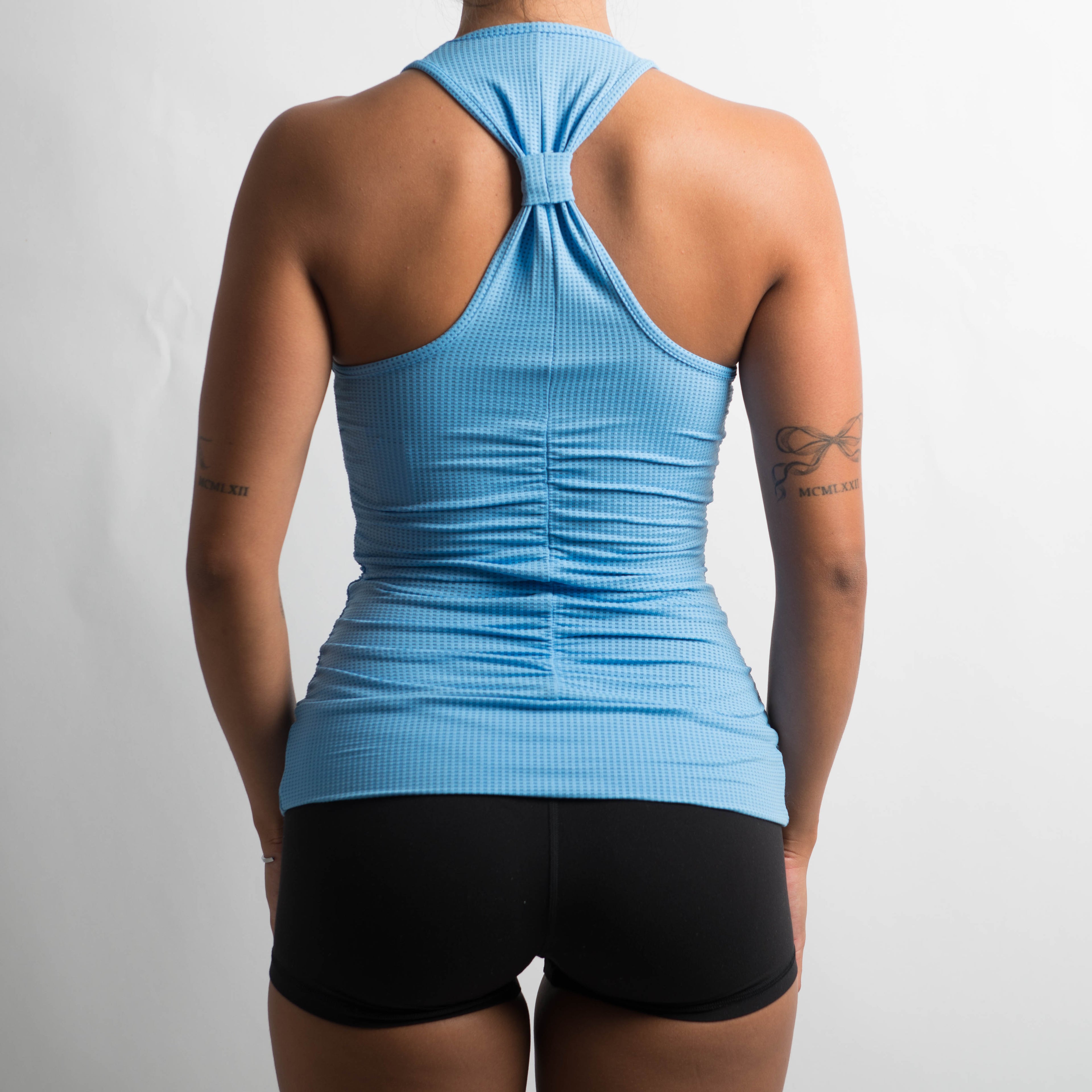 RUCHED ACTIVEWEAR TANK TOP
