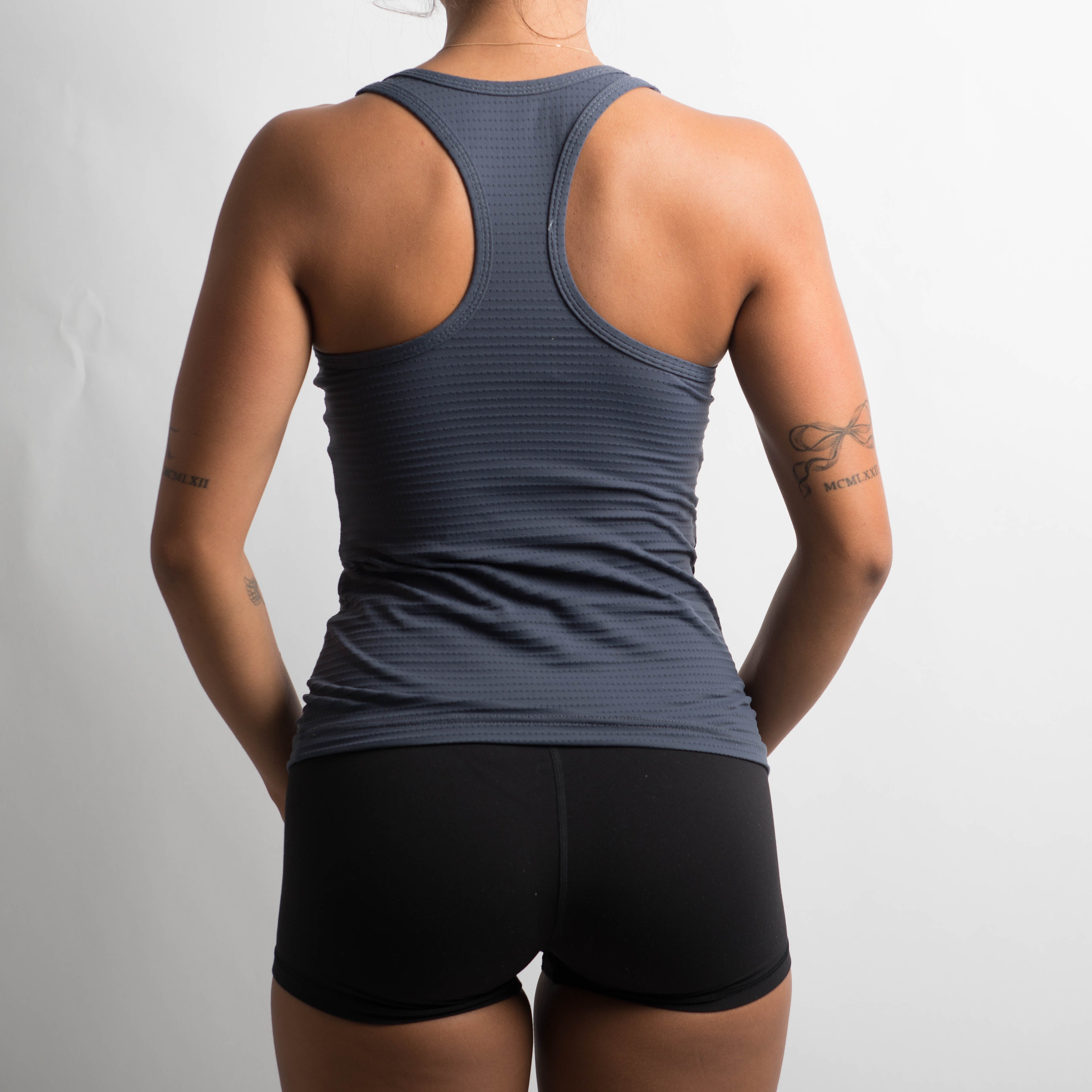 CHARCOAL ACTIVEWEAR TANK TOP