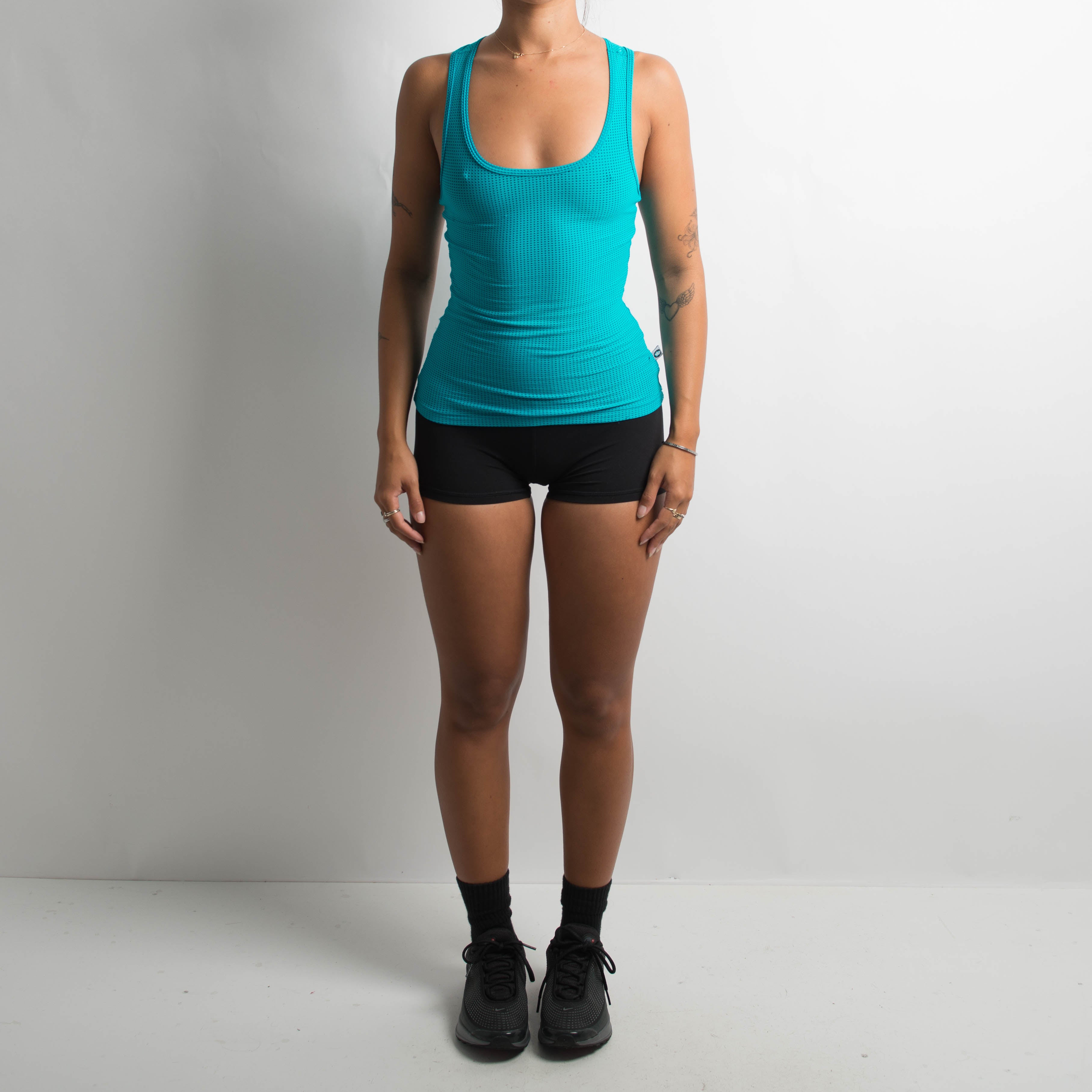 TURQUOISE ACTIVEWEAR TANK TOP