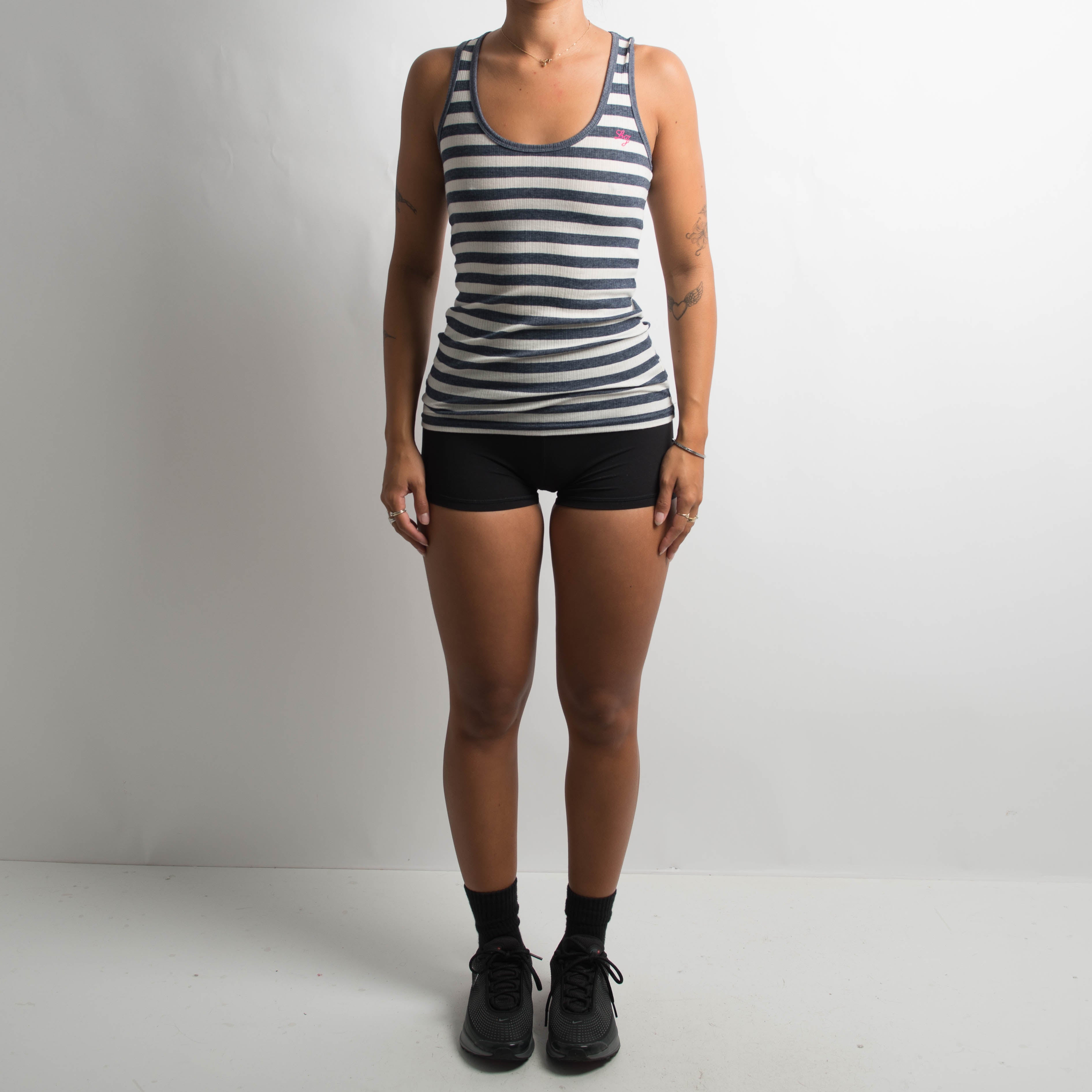 STRIPED COTTON TANK TOP