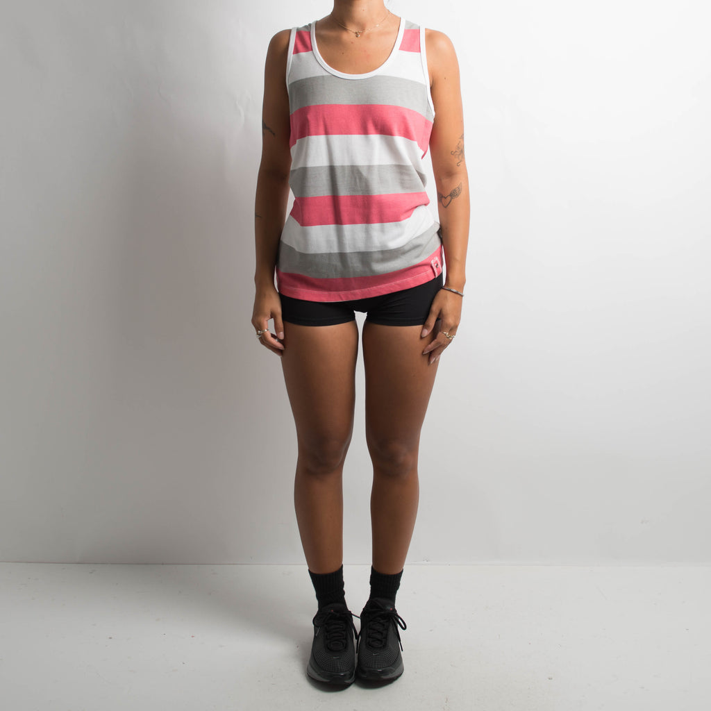 PINK STRIPED TANK TOP
