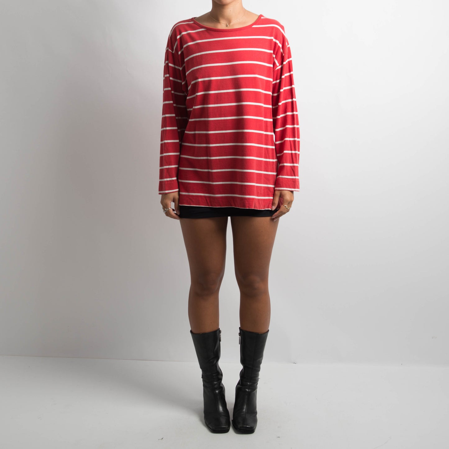 STRIPED LONG SLEEVE TOP