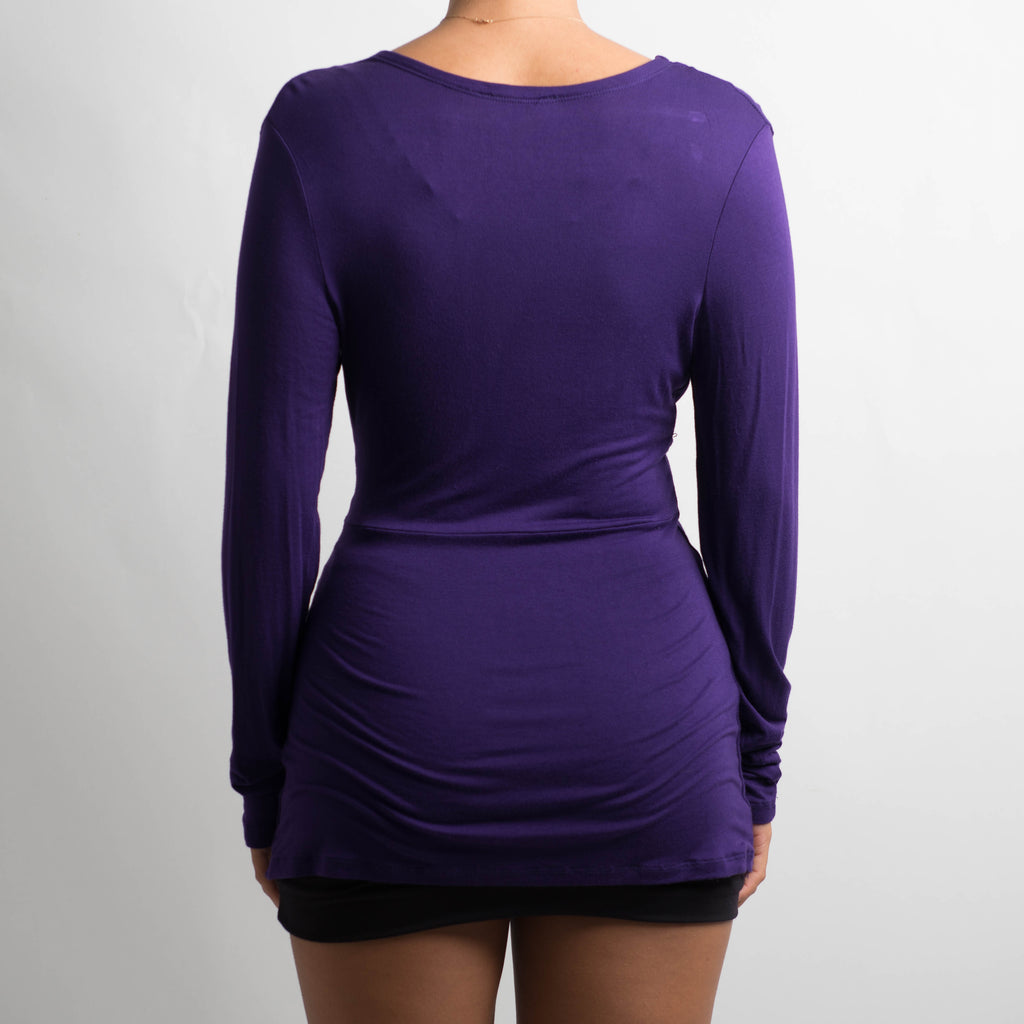 PURPLE LONG SLEEVE TOP