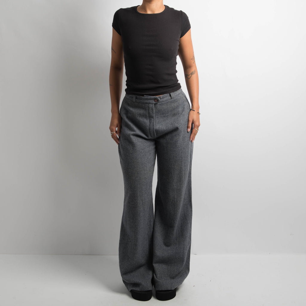 GREY WOOL TROUSERS