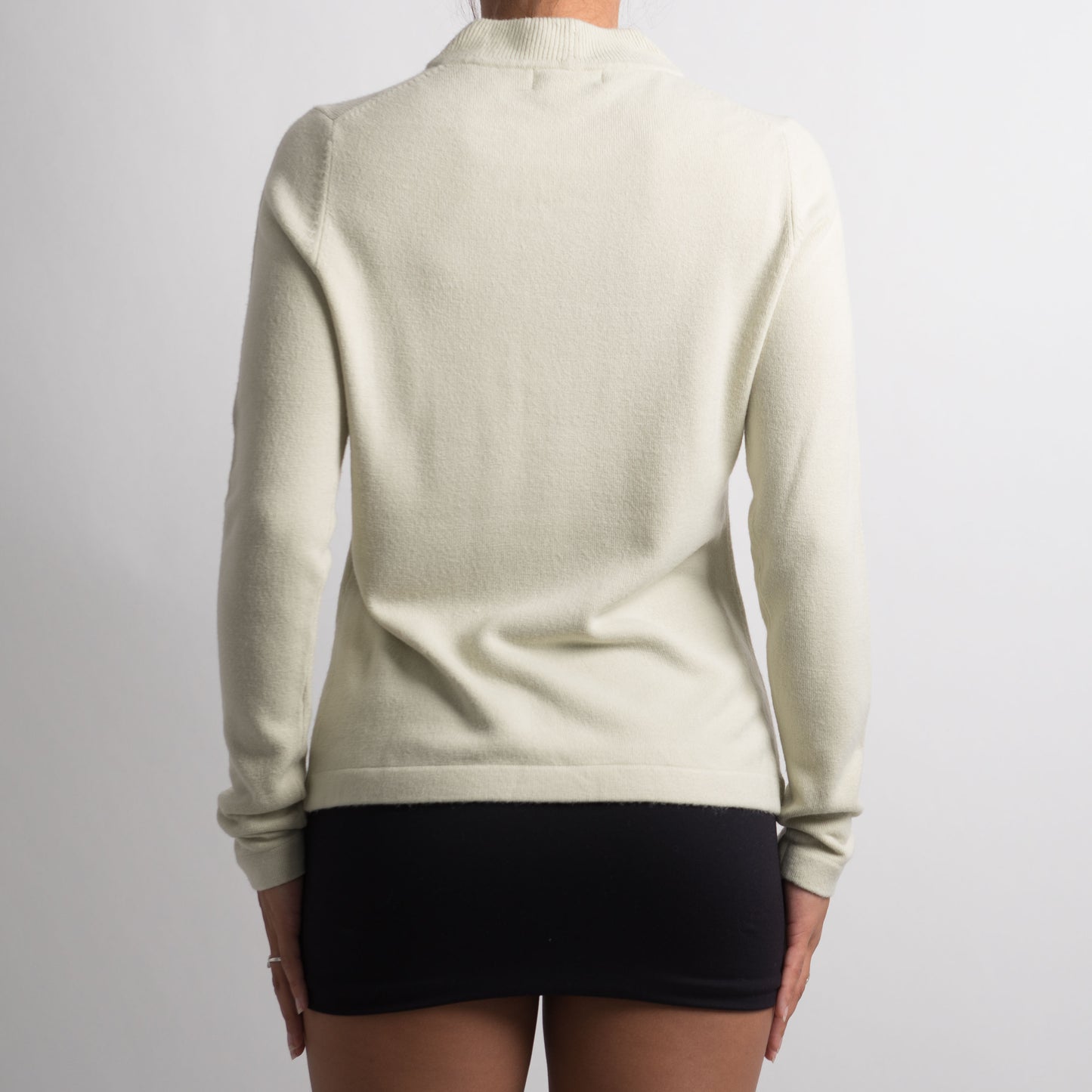 BONE COLOURED MOCKNECK