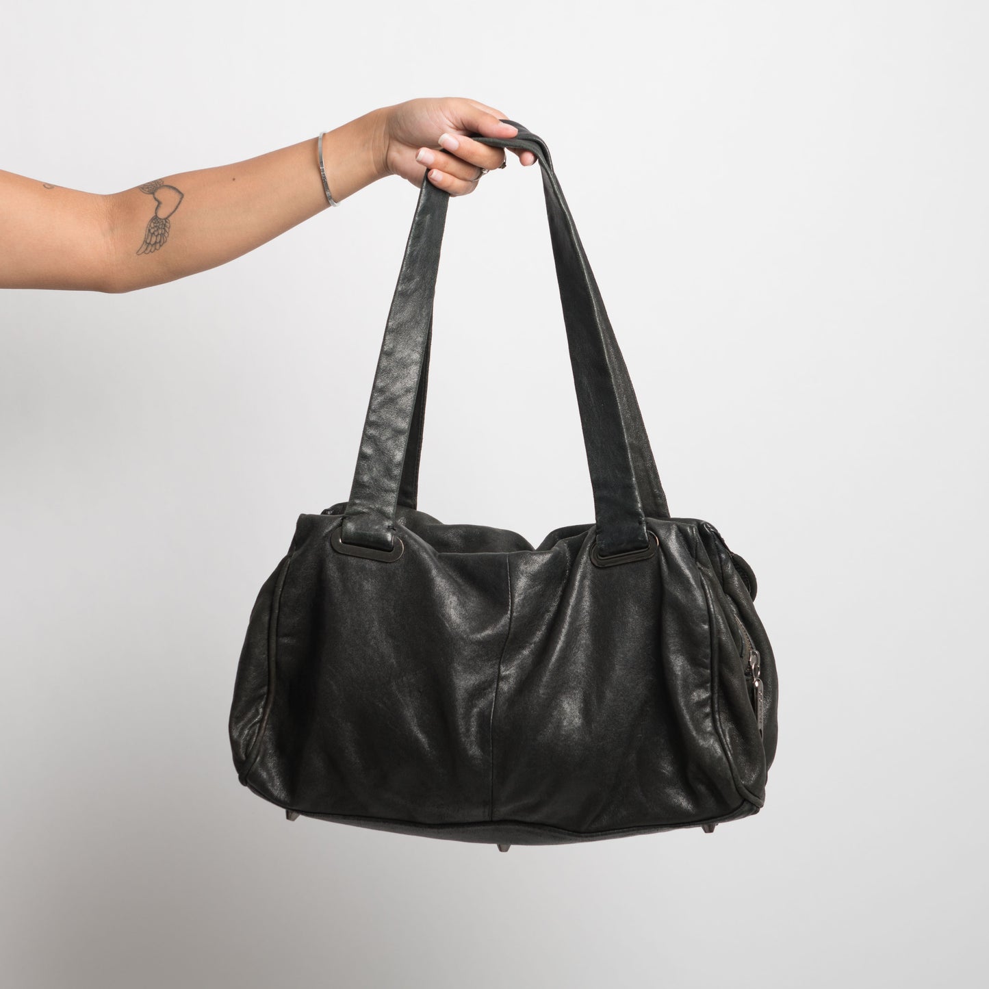 LEATHER MIMCO BAG