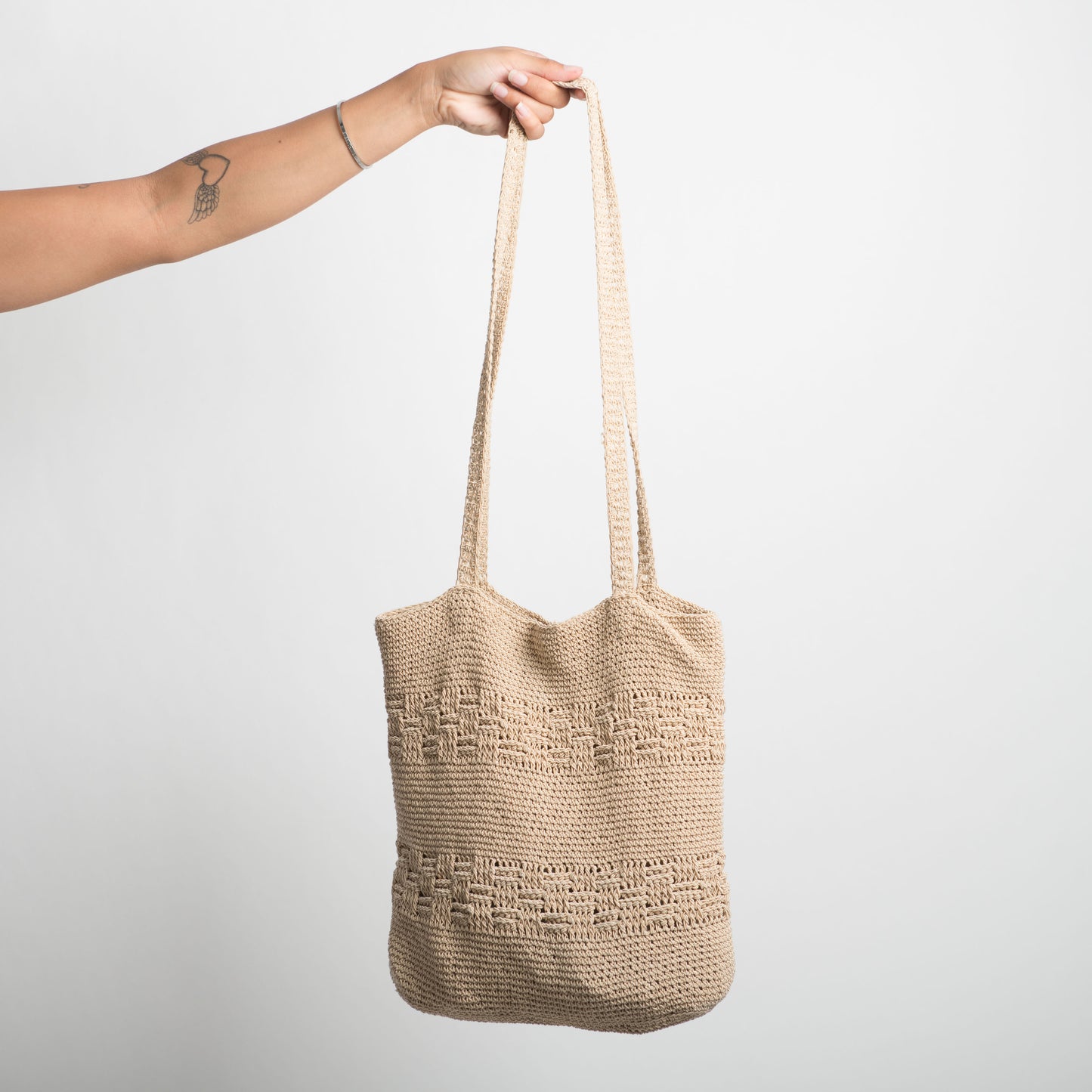 SAC CROCHET BEIGE