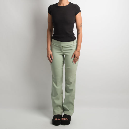 MINT GREEN SLIM FIT TROUSERS