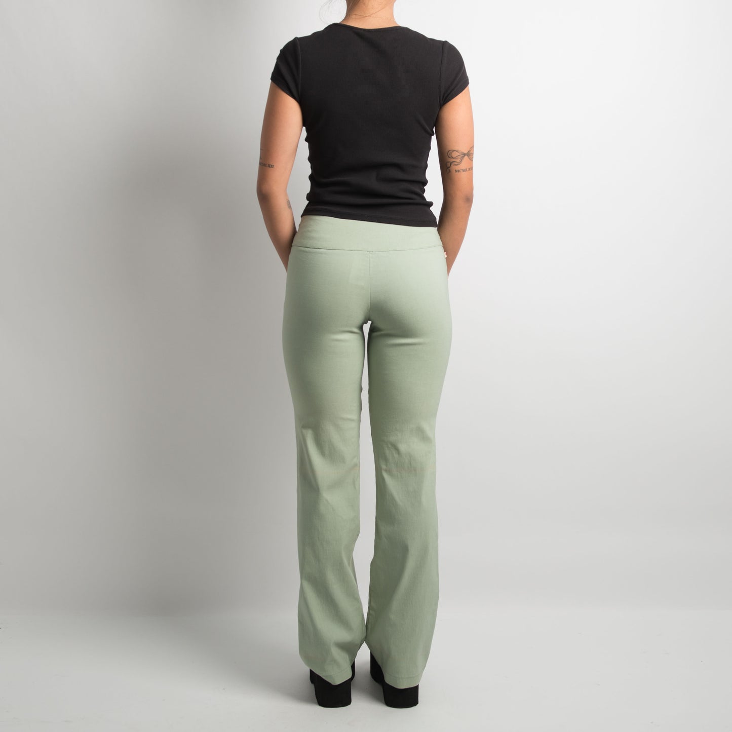 MINT GREEN SLIM FIT TROUSERS