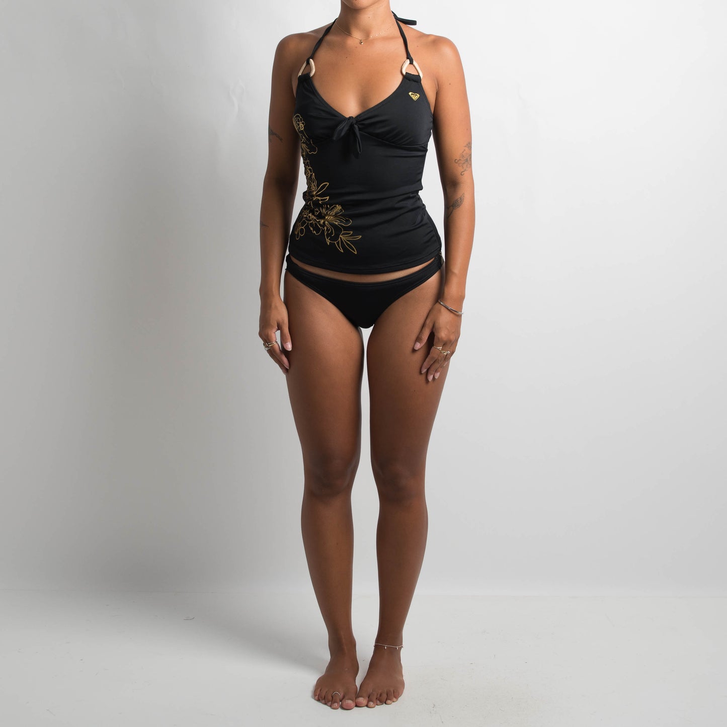 BLACK TANKINI SWIM SET