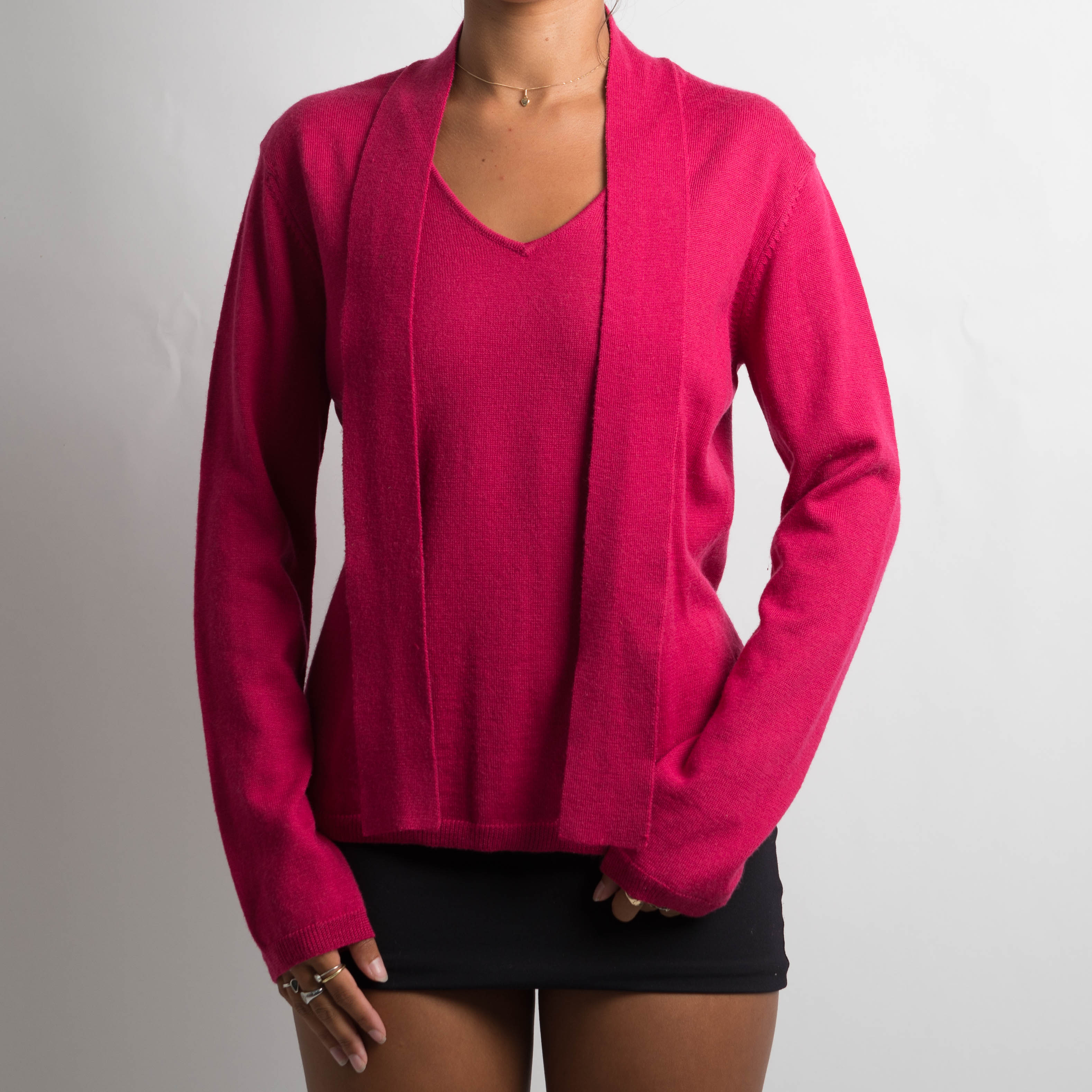 PINK WOOL LONG SLEEVE