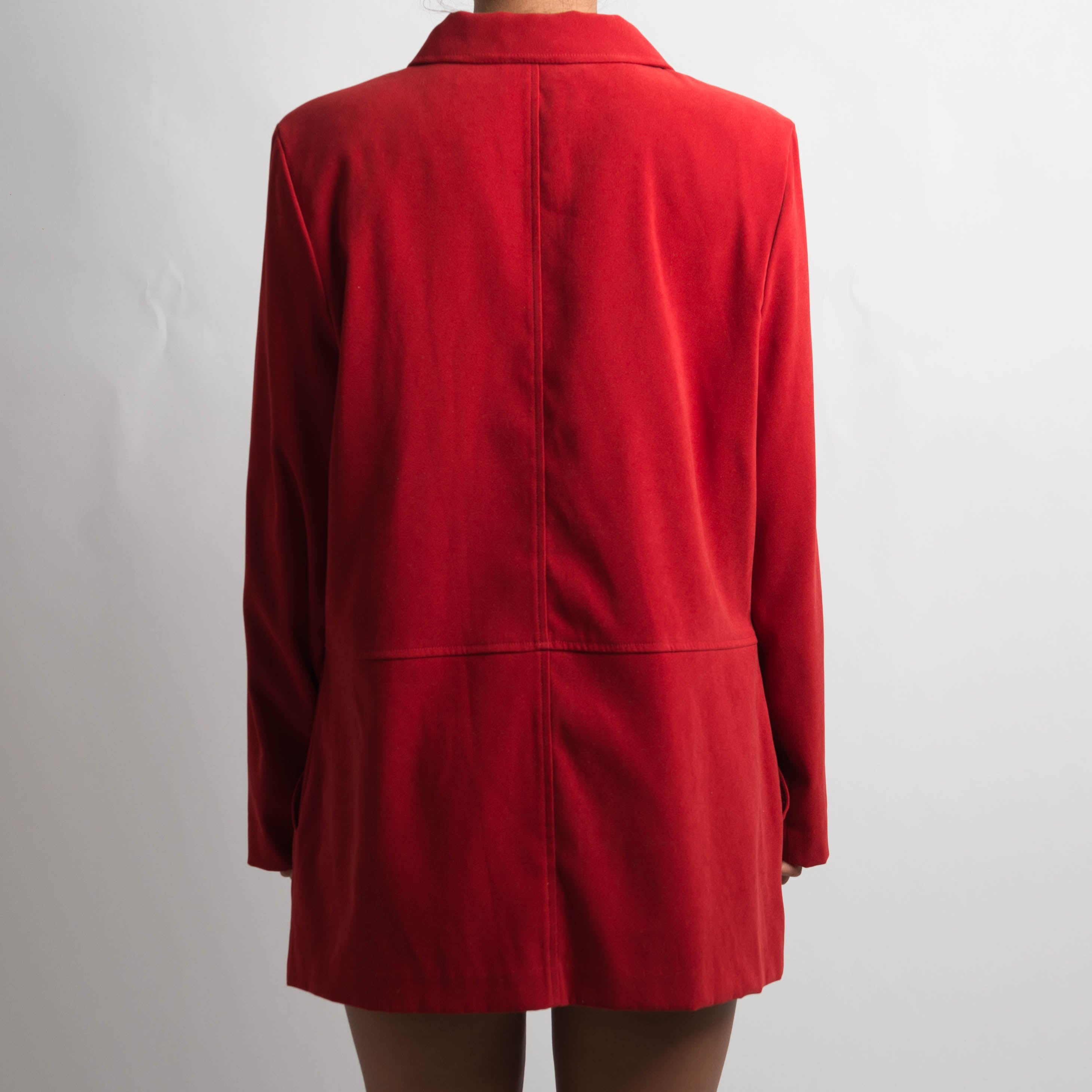 RED BUTTON JACKET