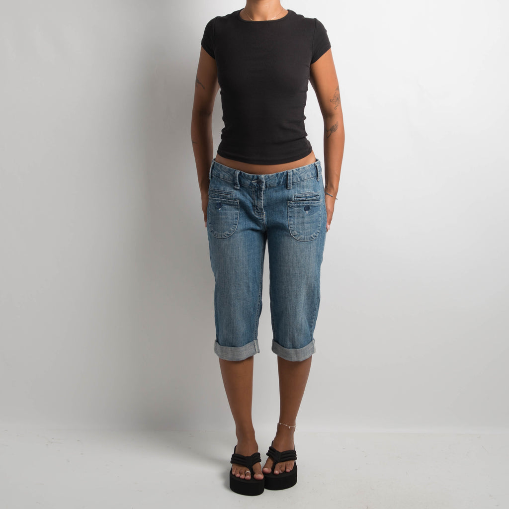 CROP DENIM JEANS