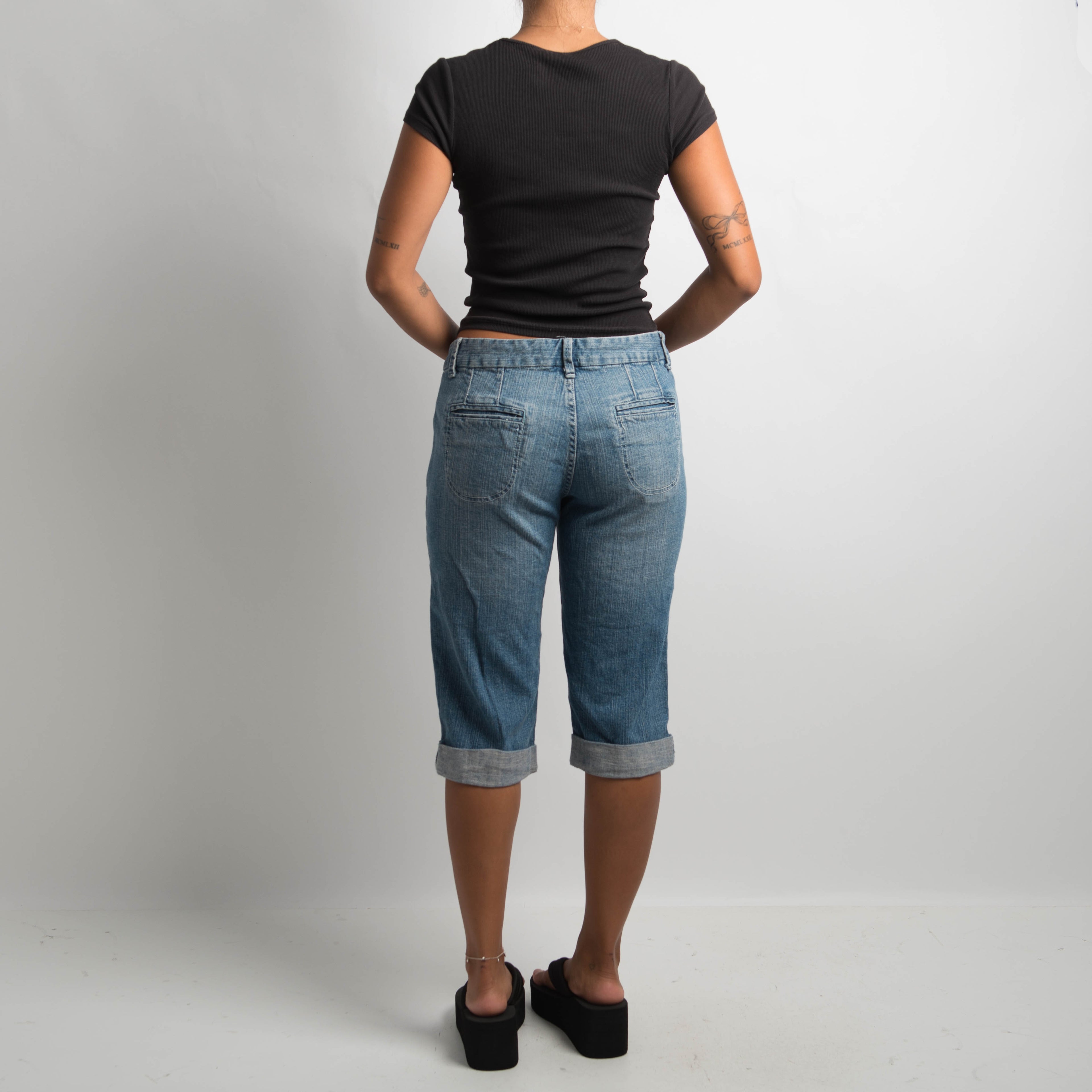 CROP DENIM JEANS
