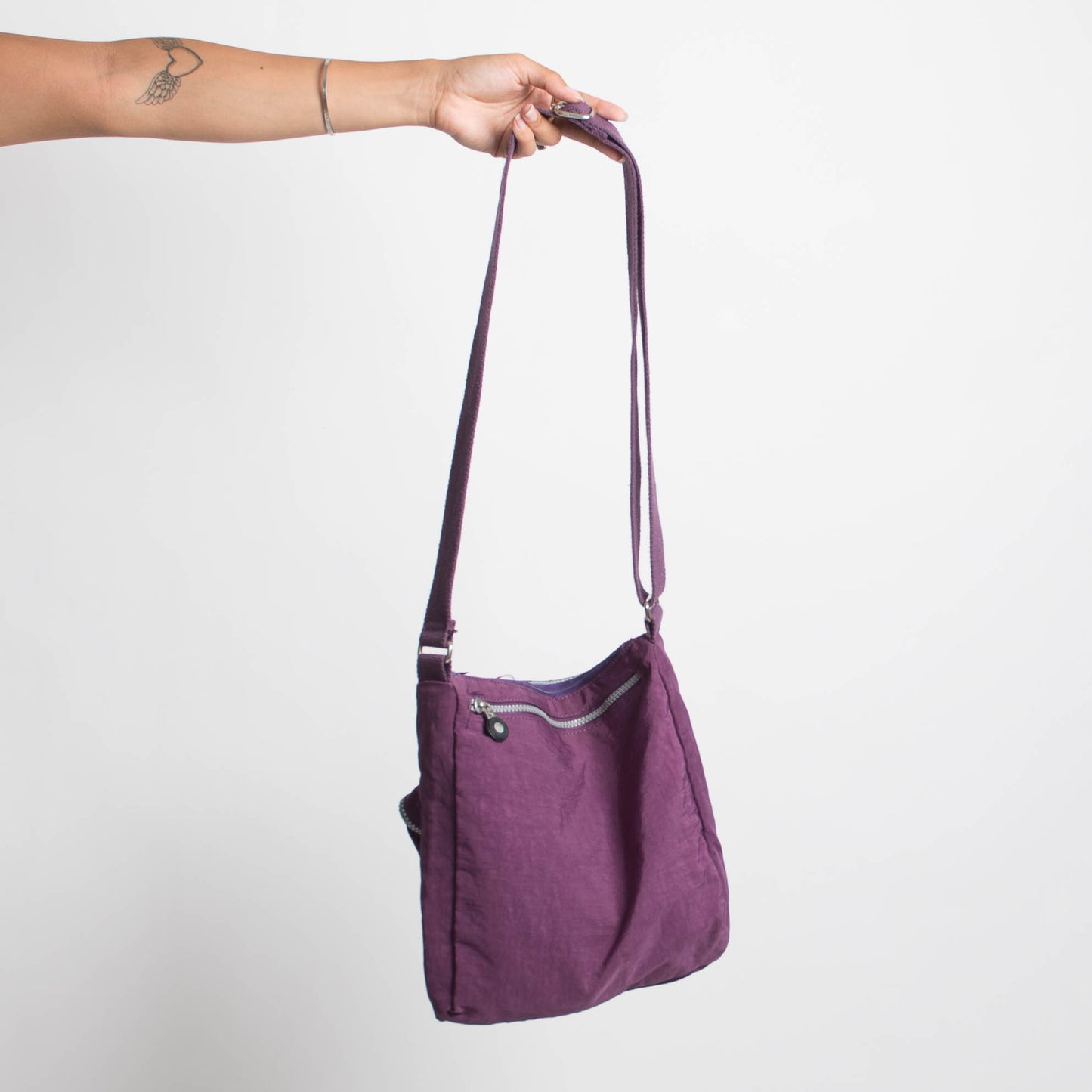 PURPLE SATCHEL BAG