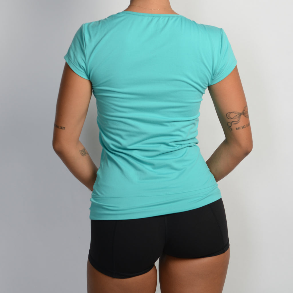 TURQUOISE ACTIVE TEE