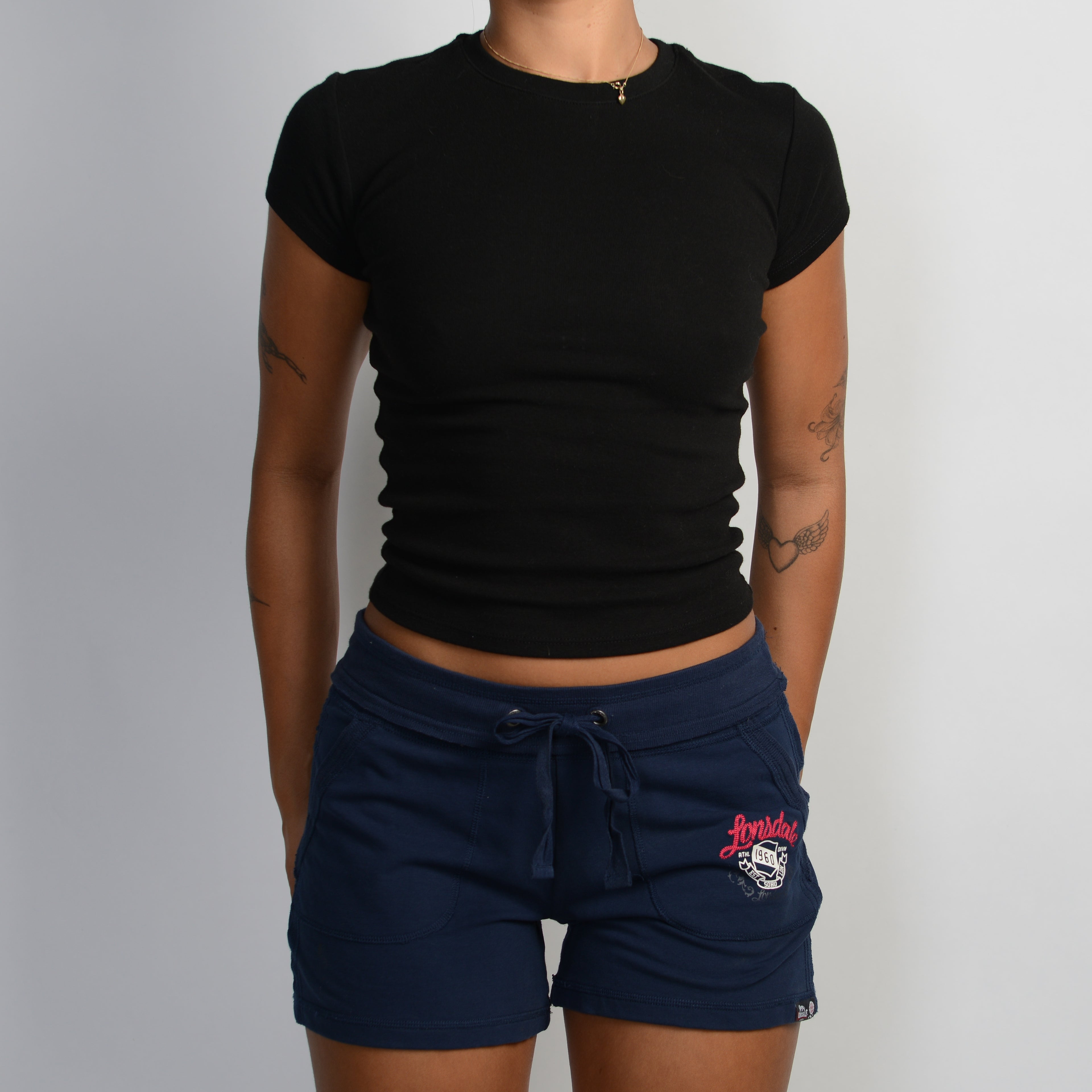 NAVY LOUNGE SHORTS