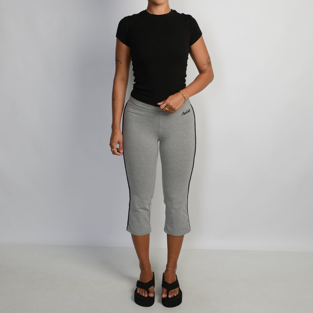 GREY CAPRI COTTON TIGHTS