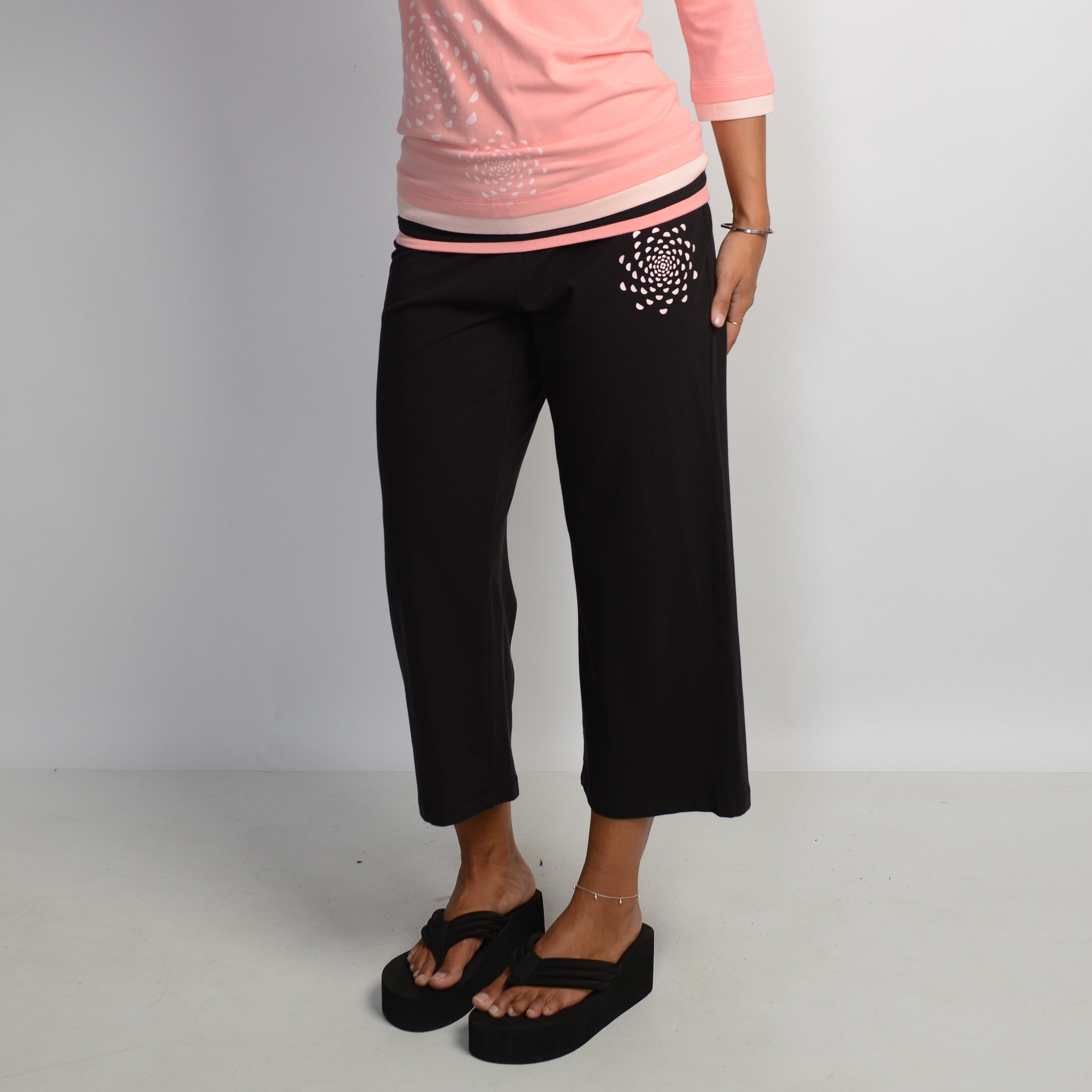 PINK CONTRAST MATCHING SET